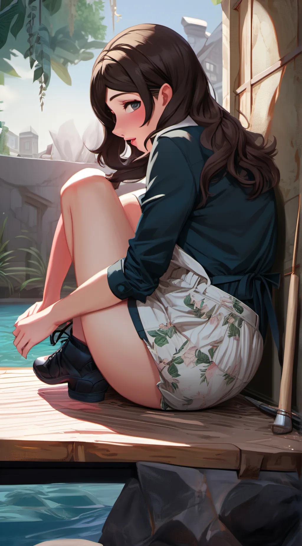 ai character: love background