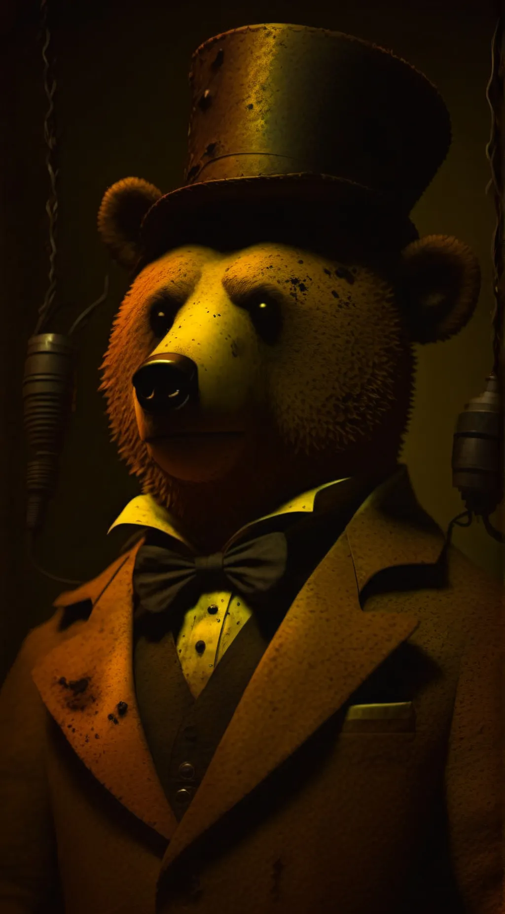 ai character: w. golden freddy background