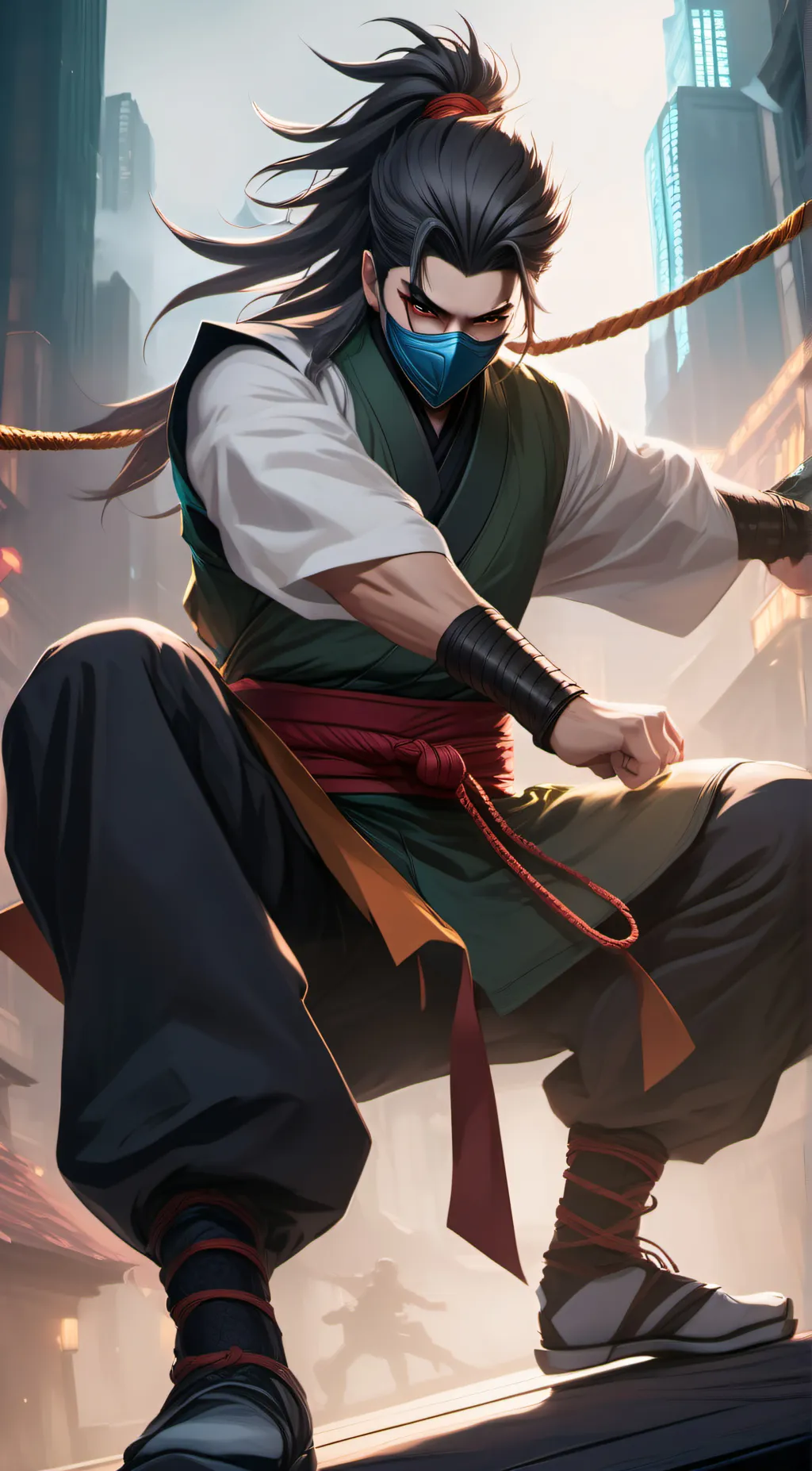 ai character: Zero background