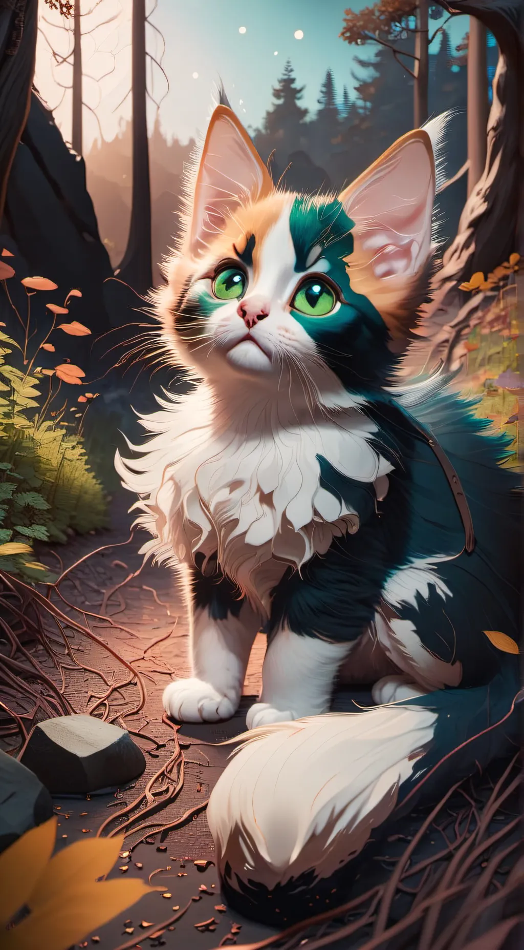 ai character: Sweetkit background