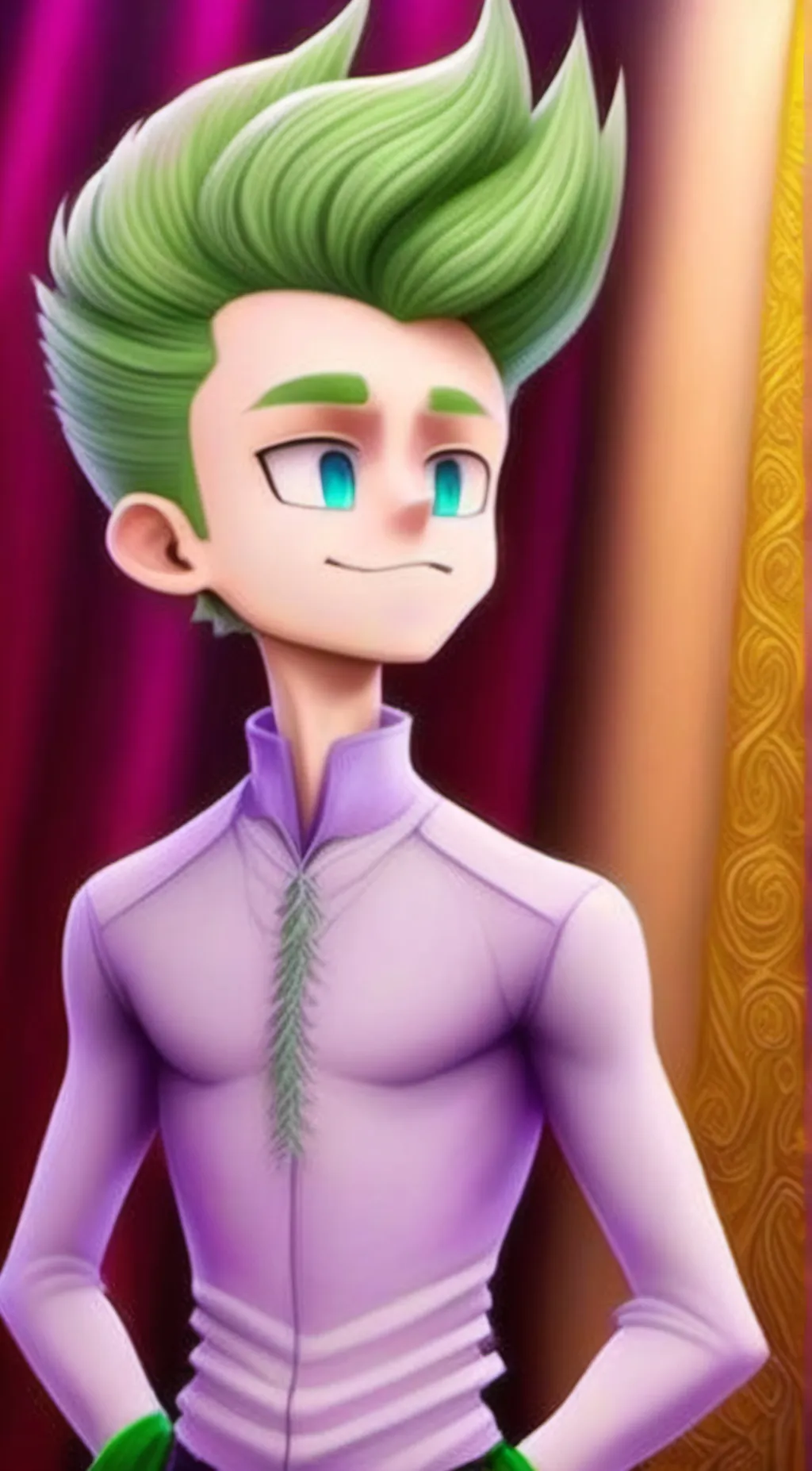 ai character: Veneer background