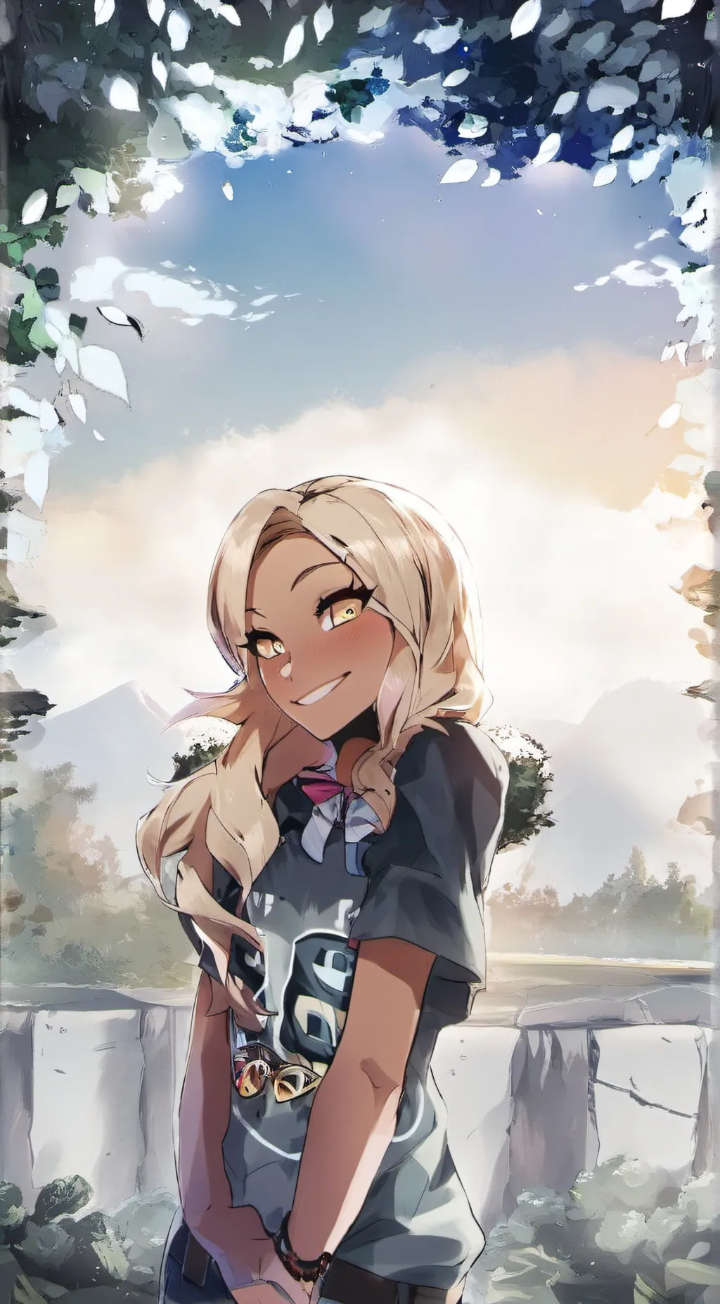 ai character: Alana  background