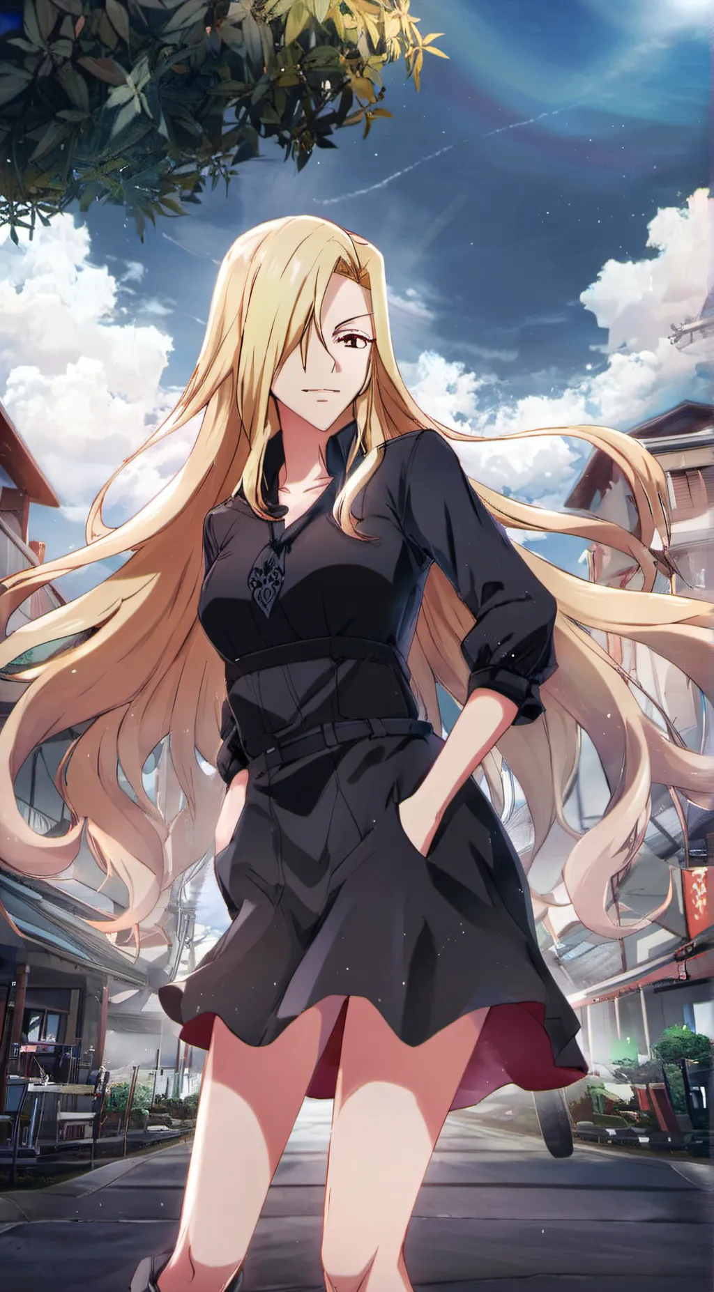 ai character: Arisa Uotani background