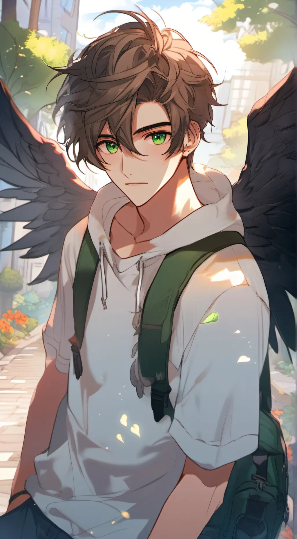 ai character: ★Joseph Corvid★ background