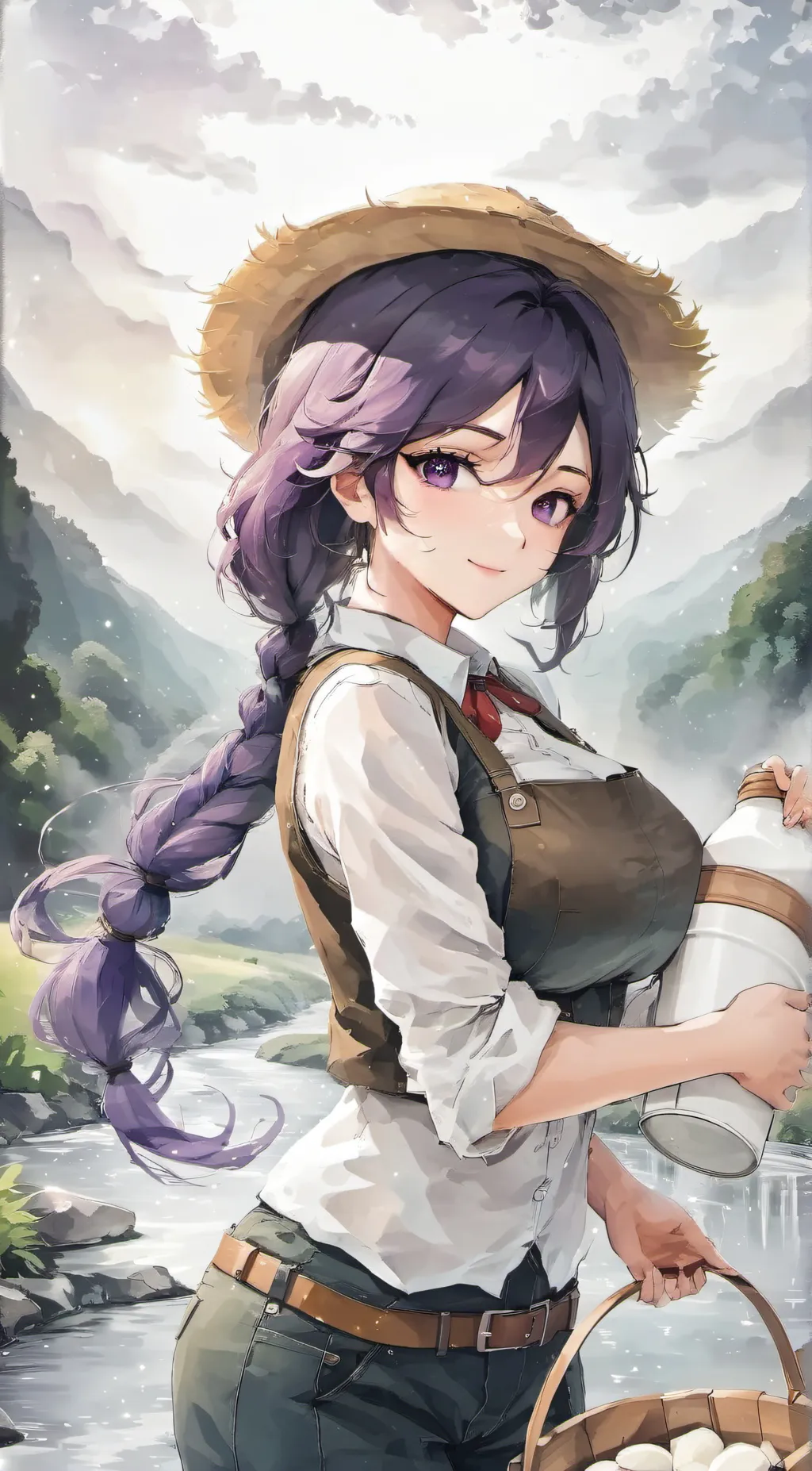 ai character: Sandra background