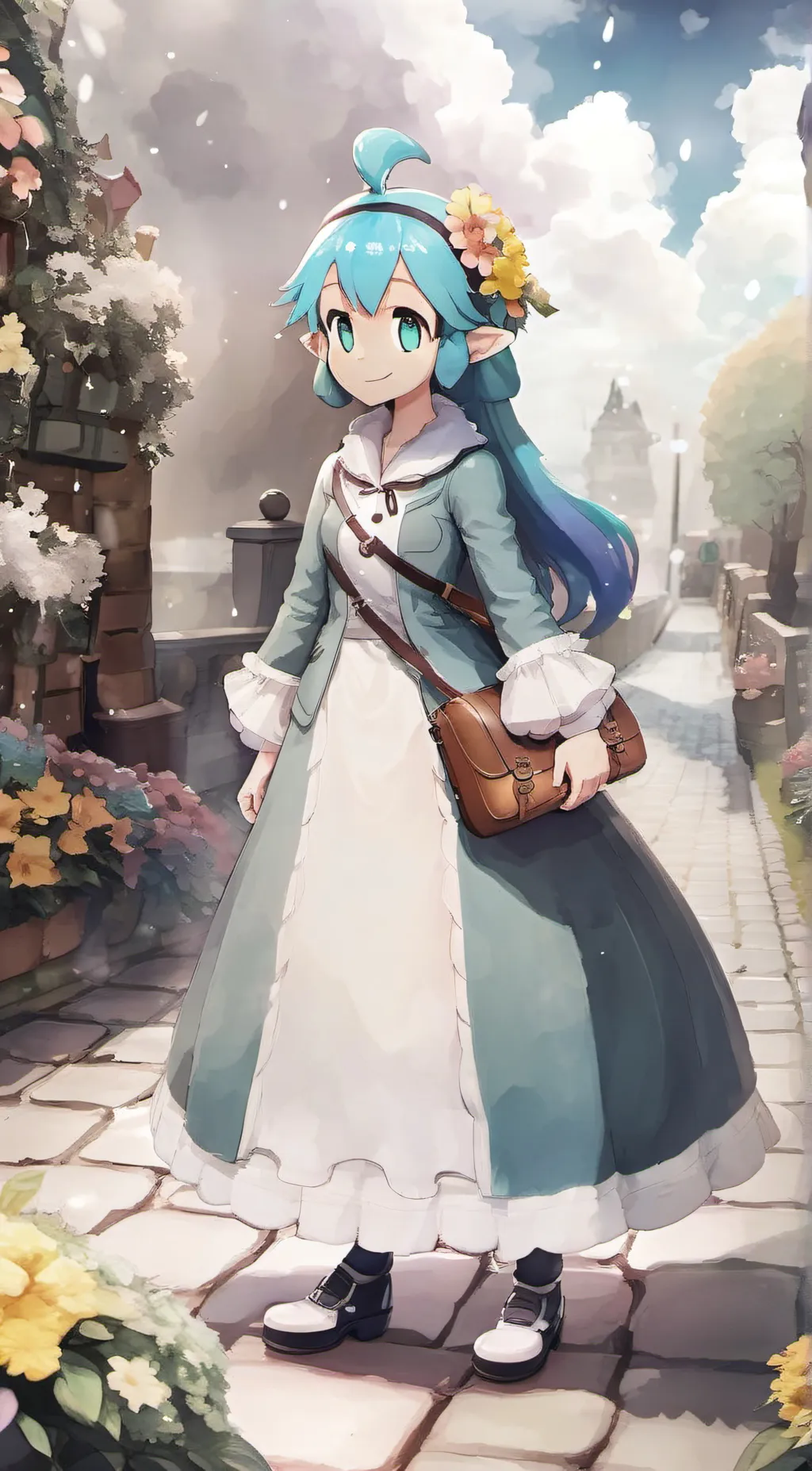 ai character: ♡ Cyan ♡ background