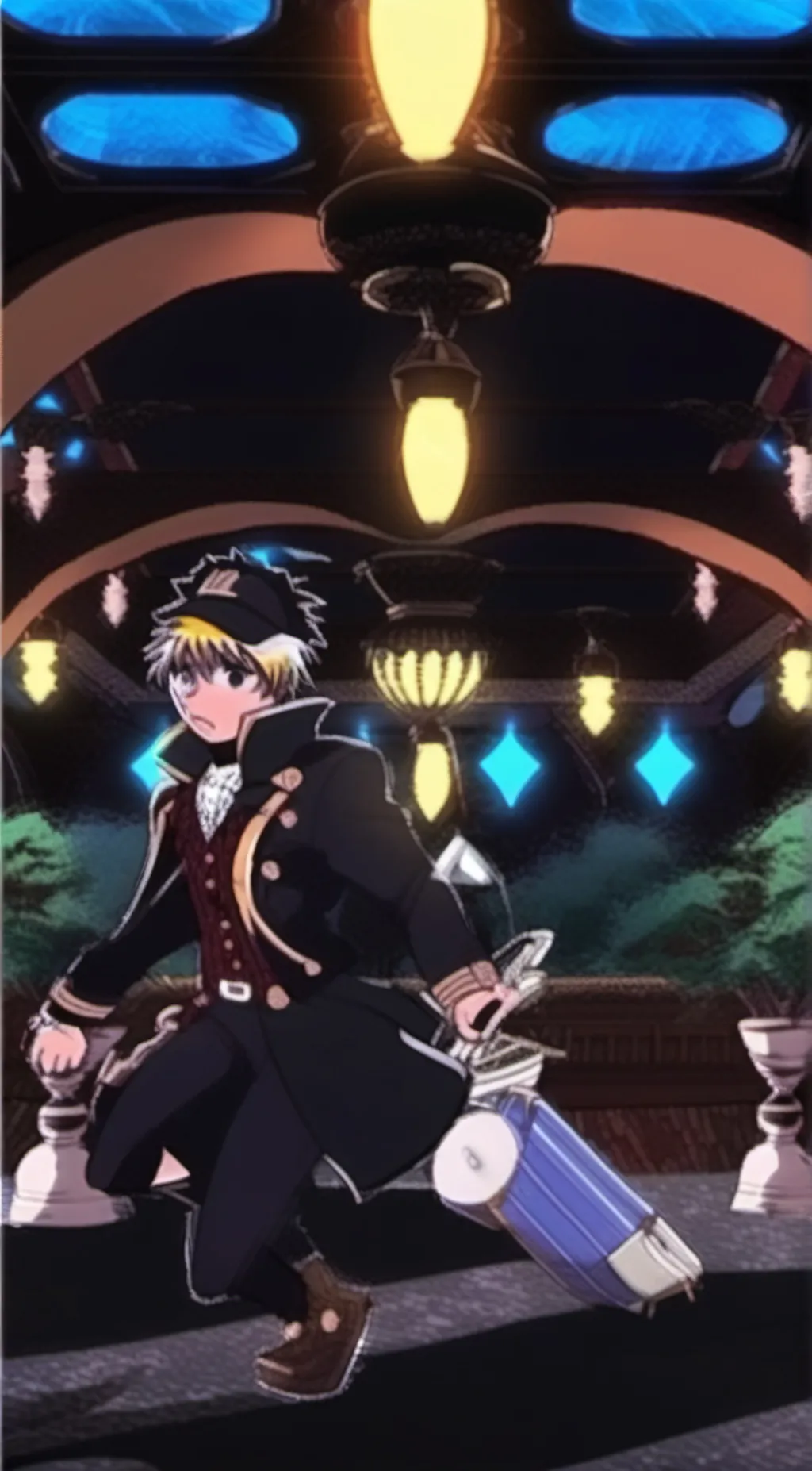 ai character: Prince bakugo  background