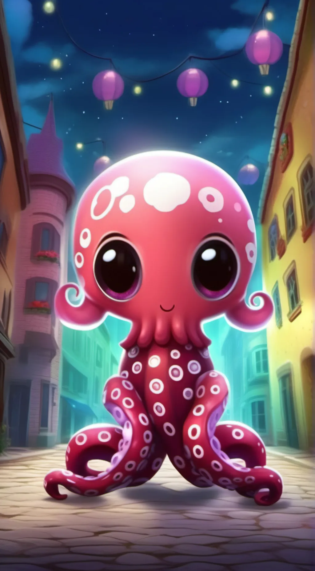 ai character: octo background