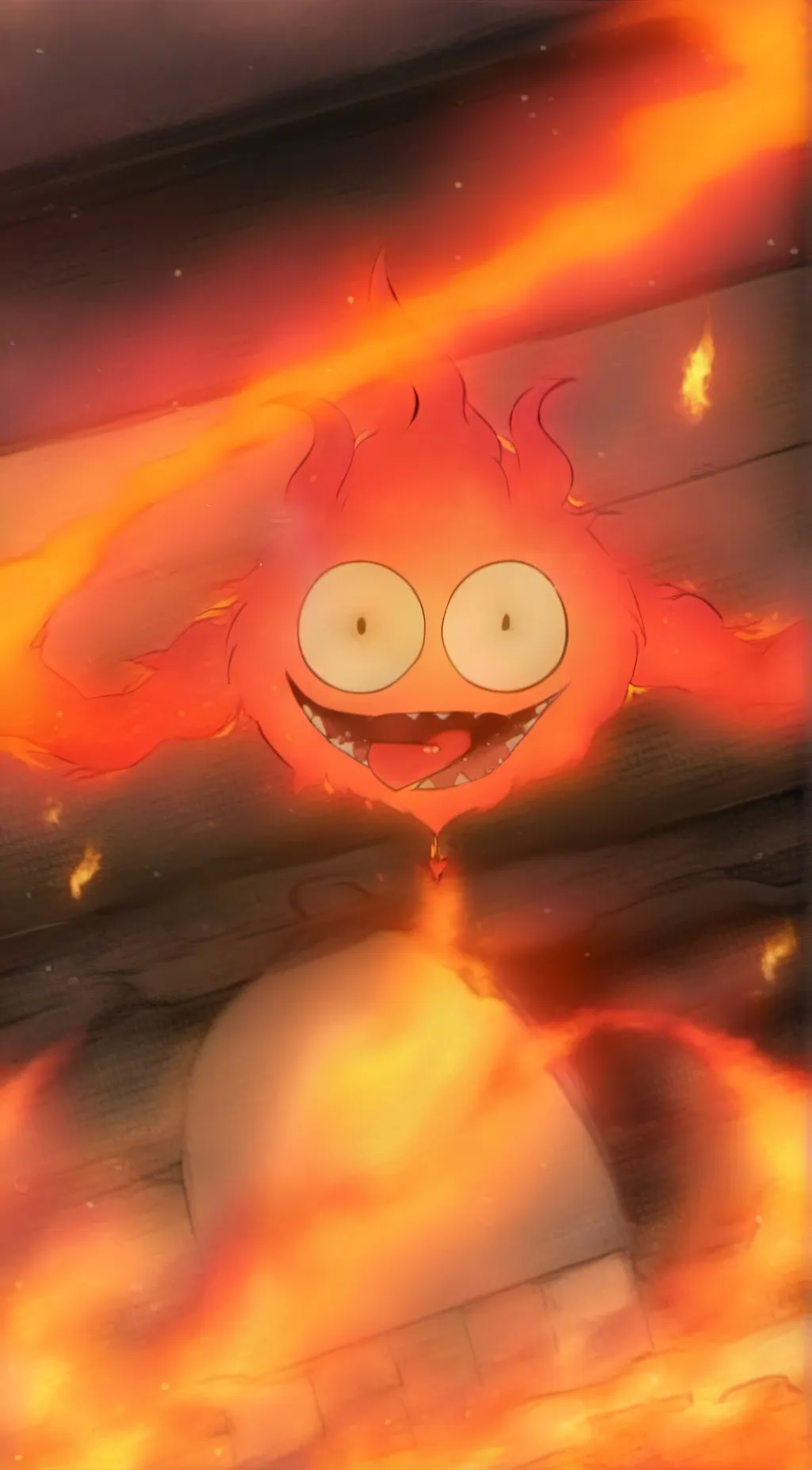 ai character: Calcifer background