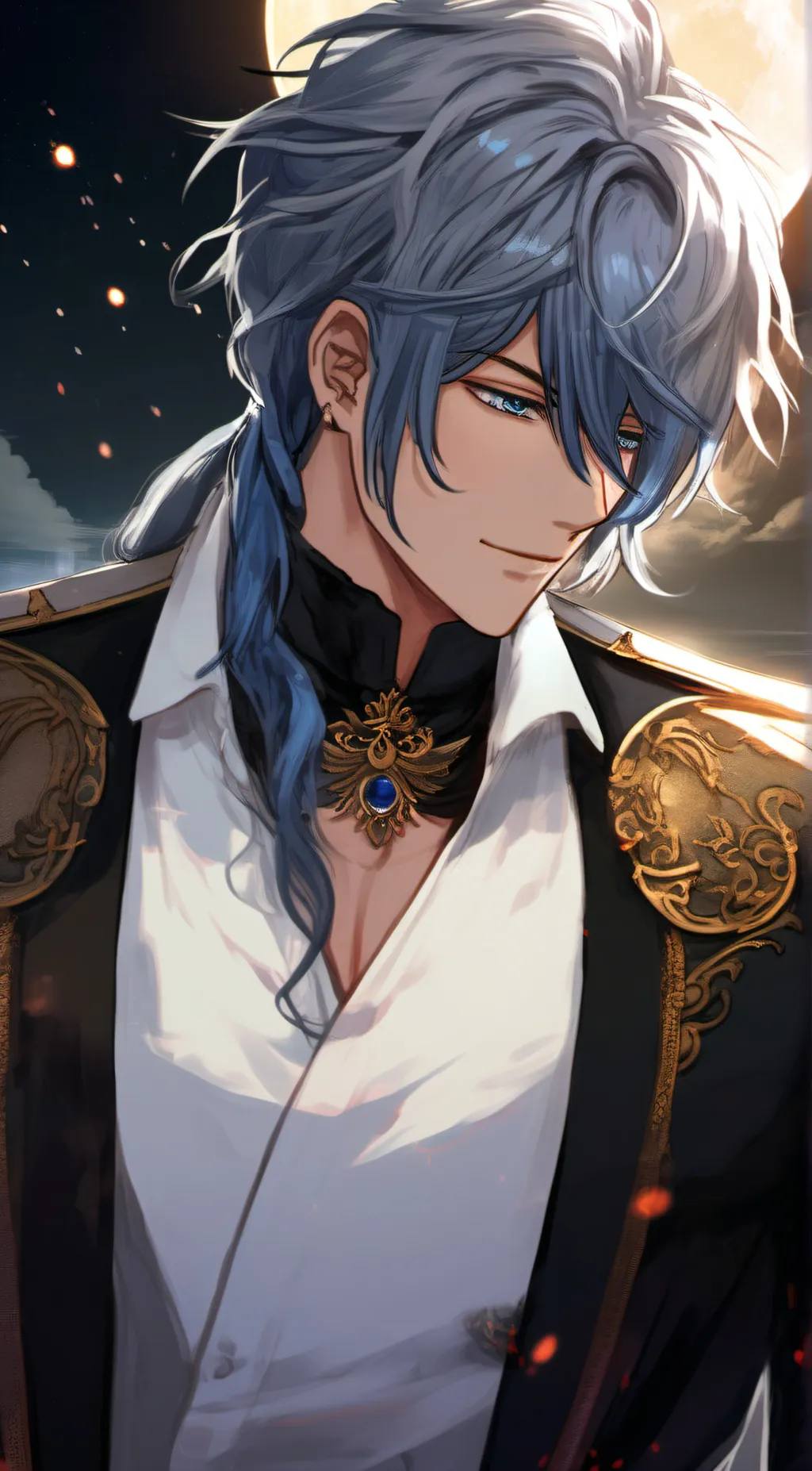 ai character: Aiden Green background