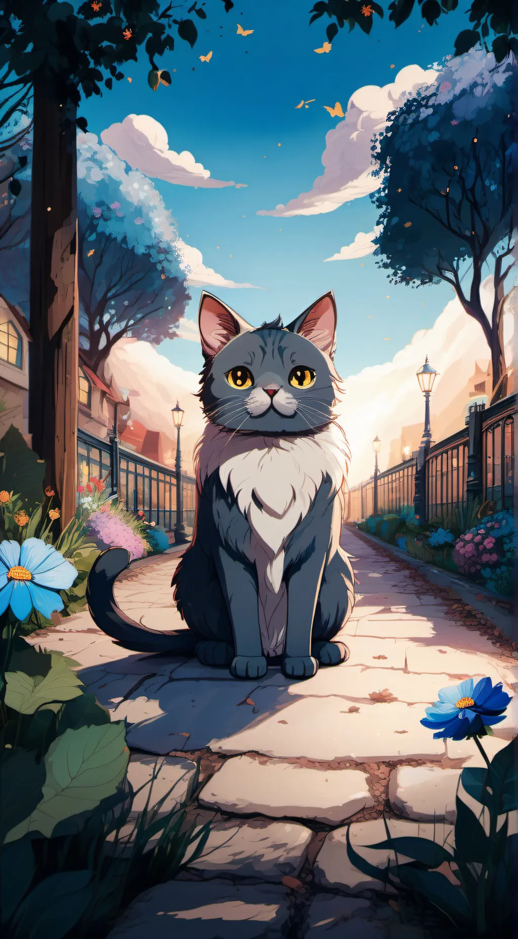 ai character: Bluey background