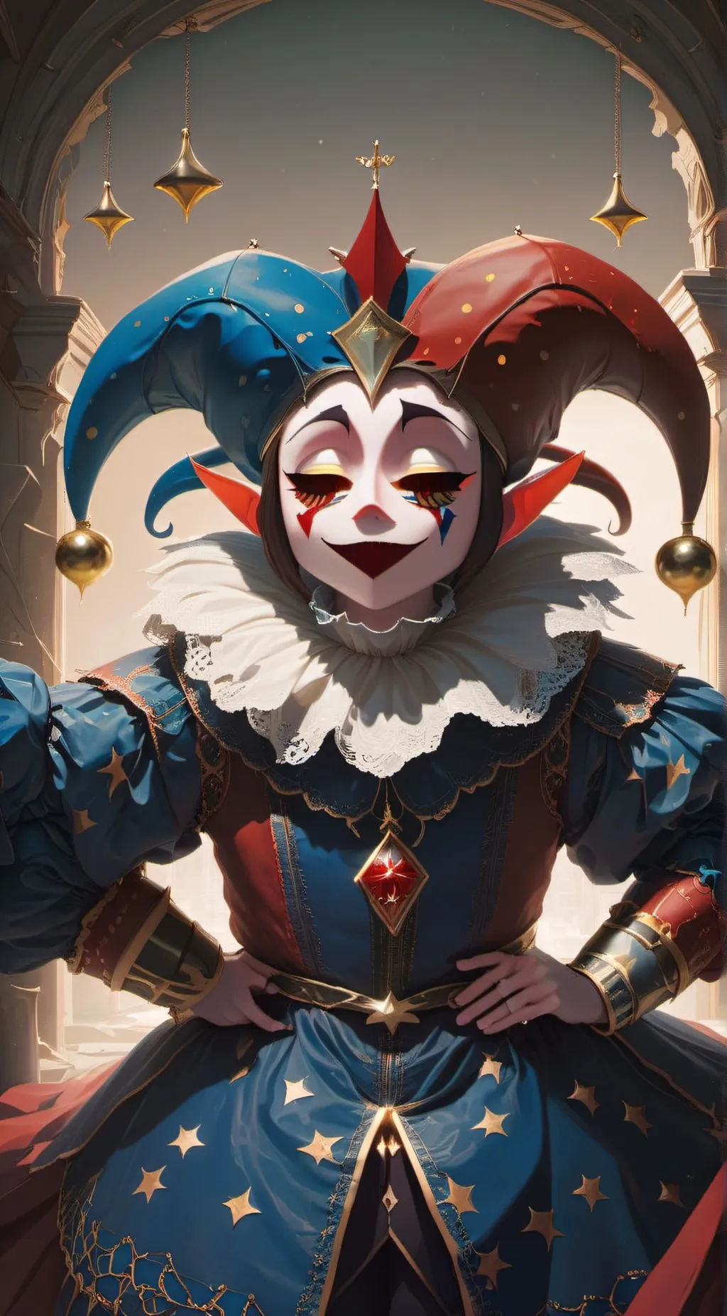 ai character: Pomni background