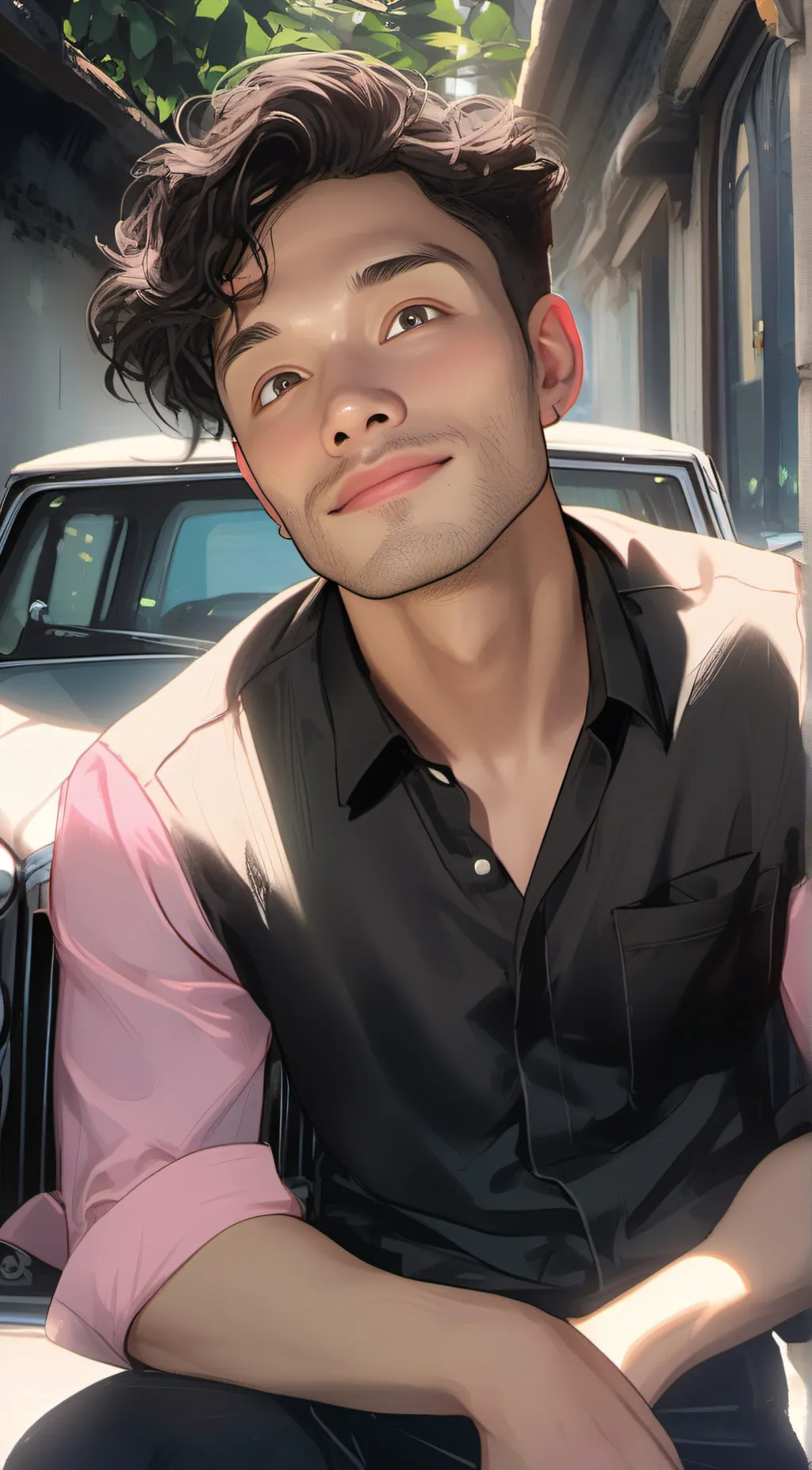 ai character: Keyon  background