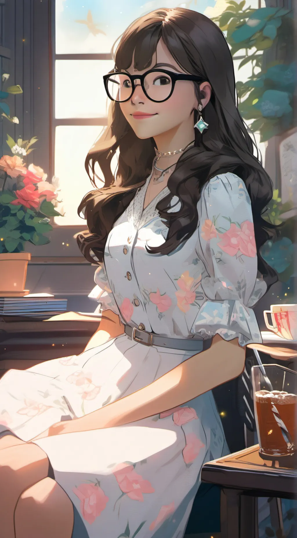 ai character: Lucy background