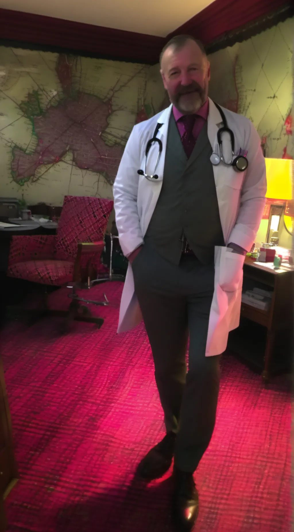 ai character: Doctor Joe  background