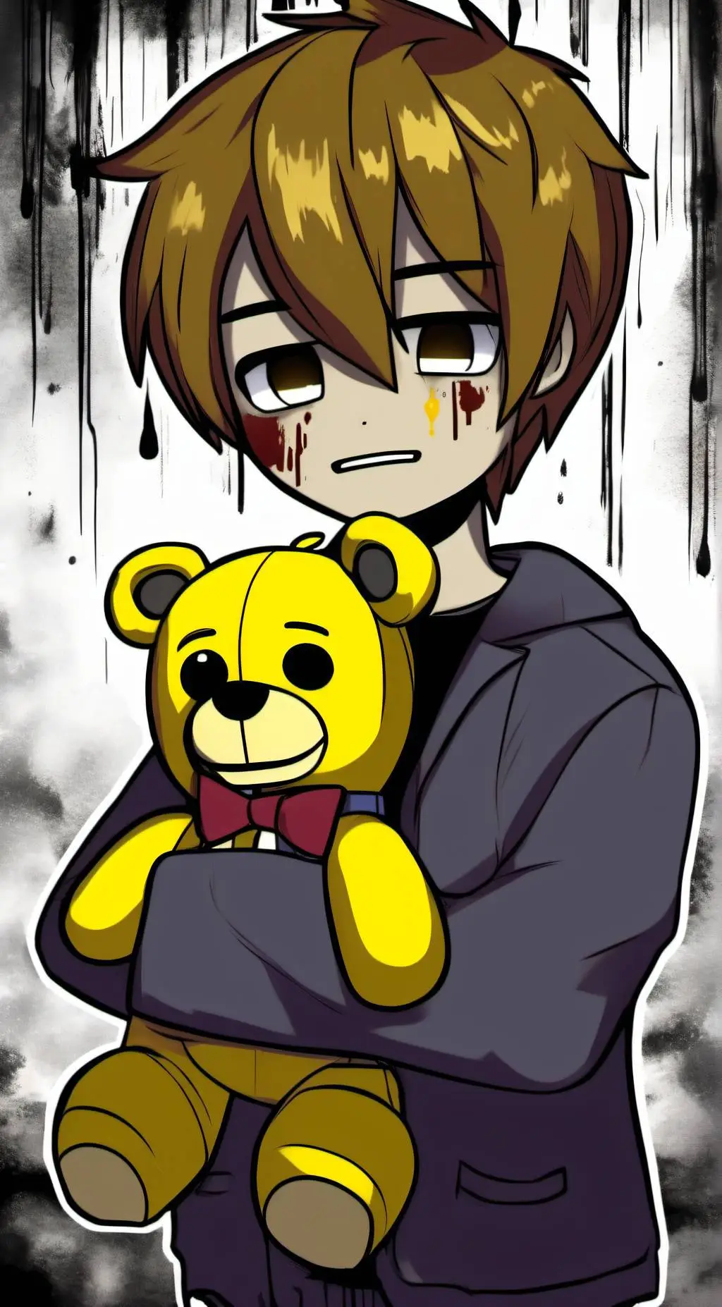 ai character: C.C afton background