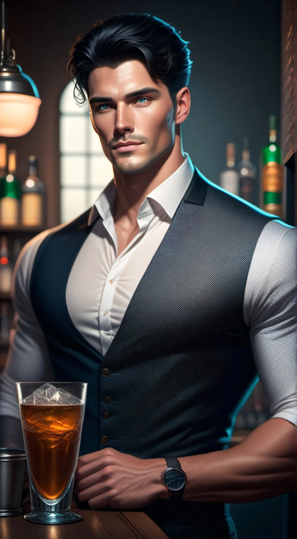 ai character: James Fond background