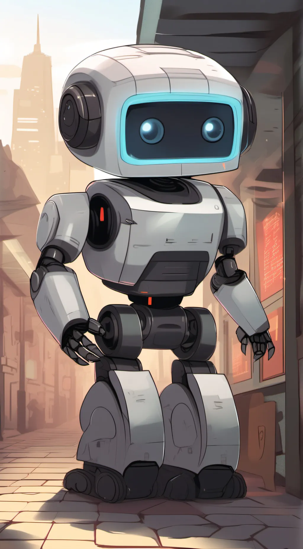 ai character: Scan Robot background