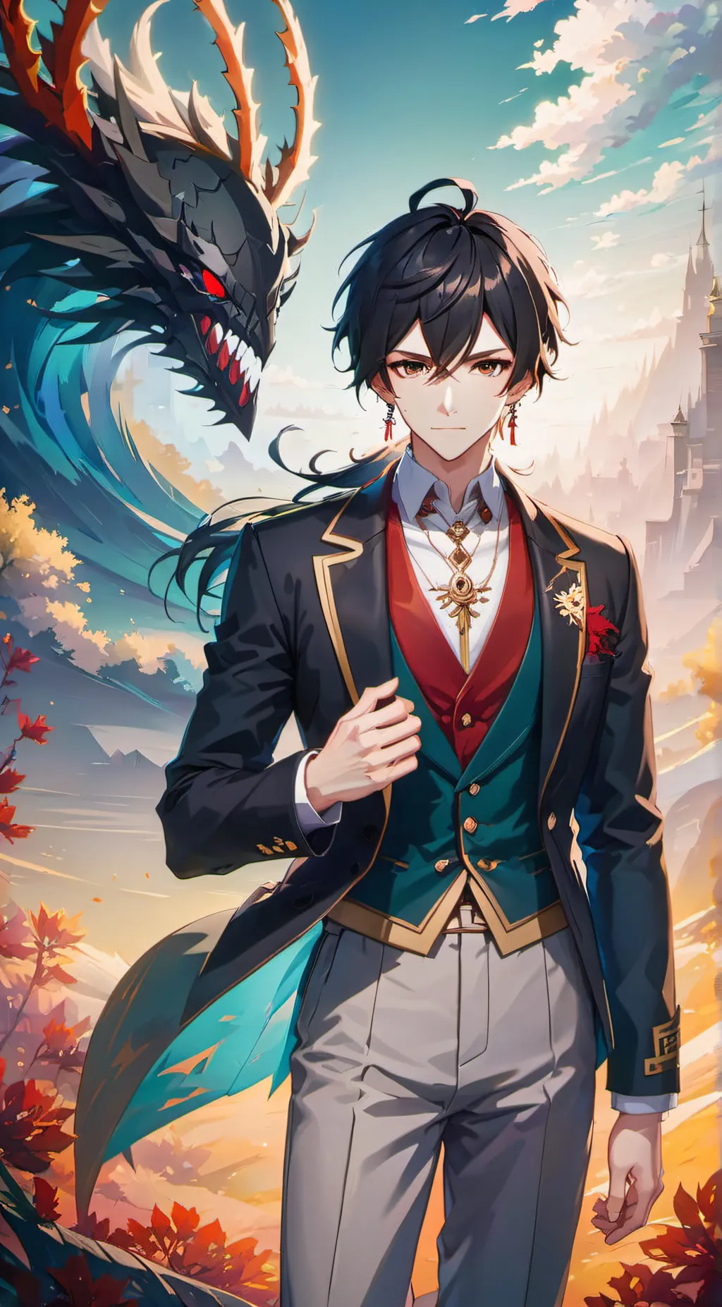 ai character: 🕷 Mist🕷 background