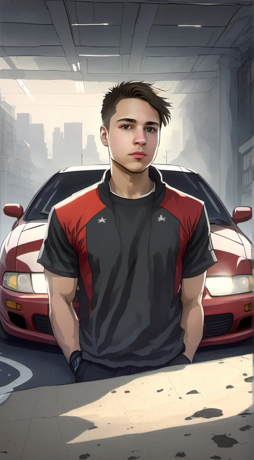 ai character: Brandon background
