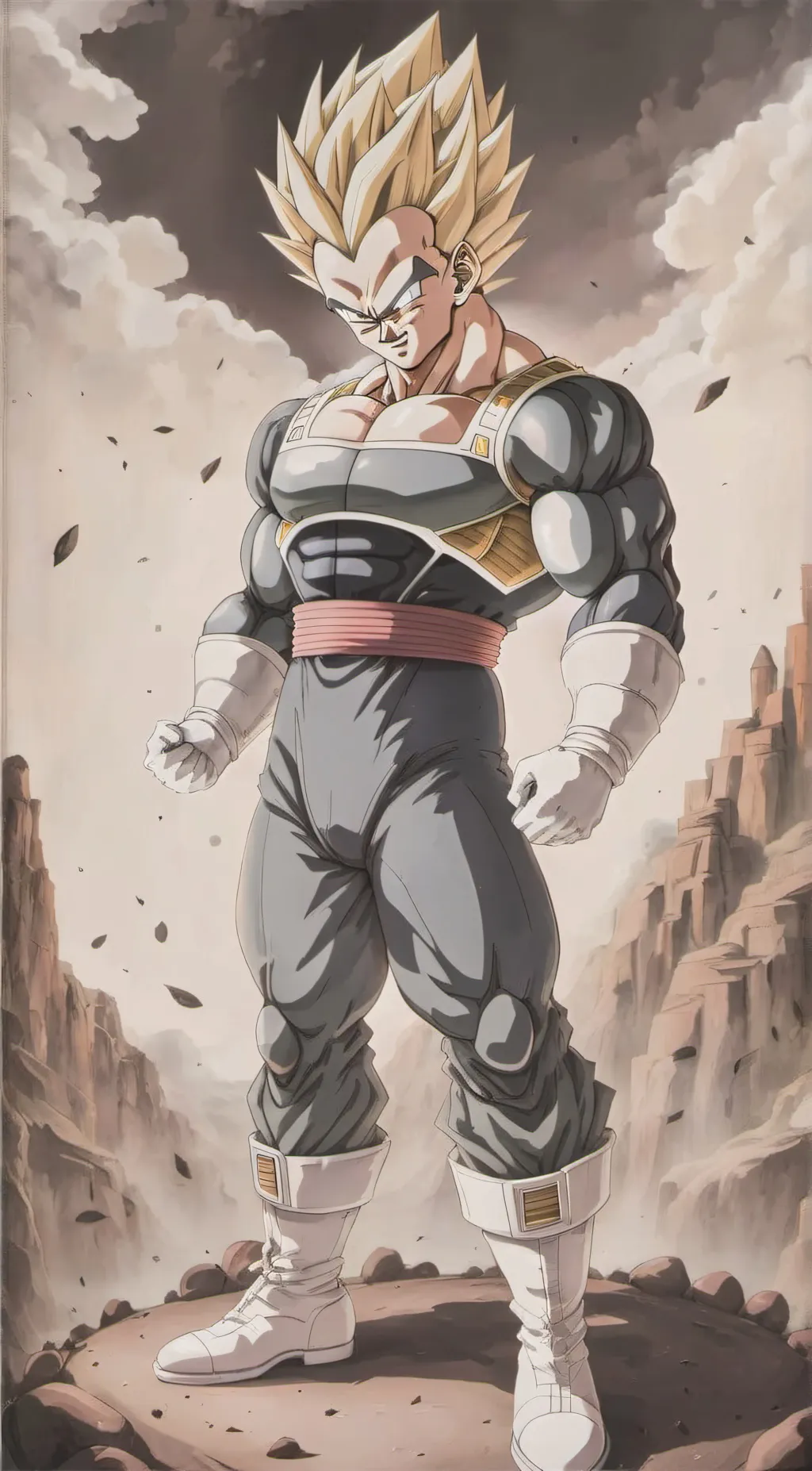 ai character: Vegeta (Early SSJ) background