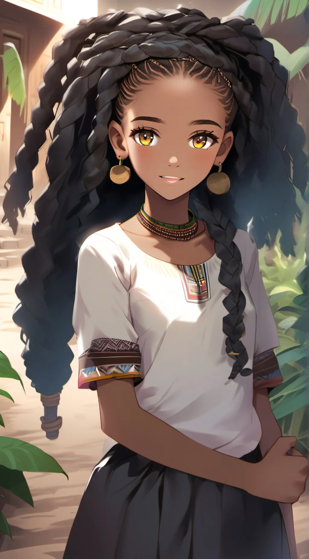 ai character: abiaida background