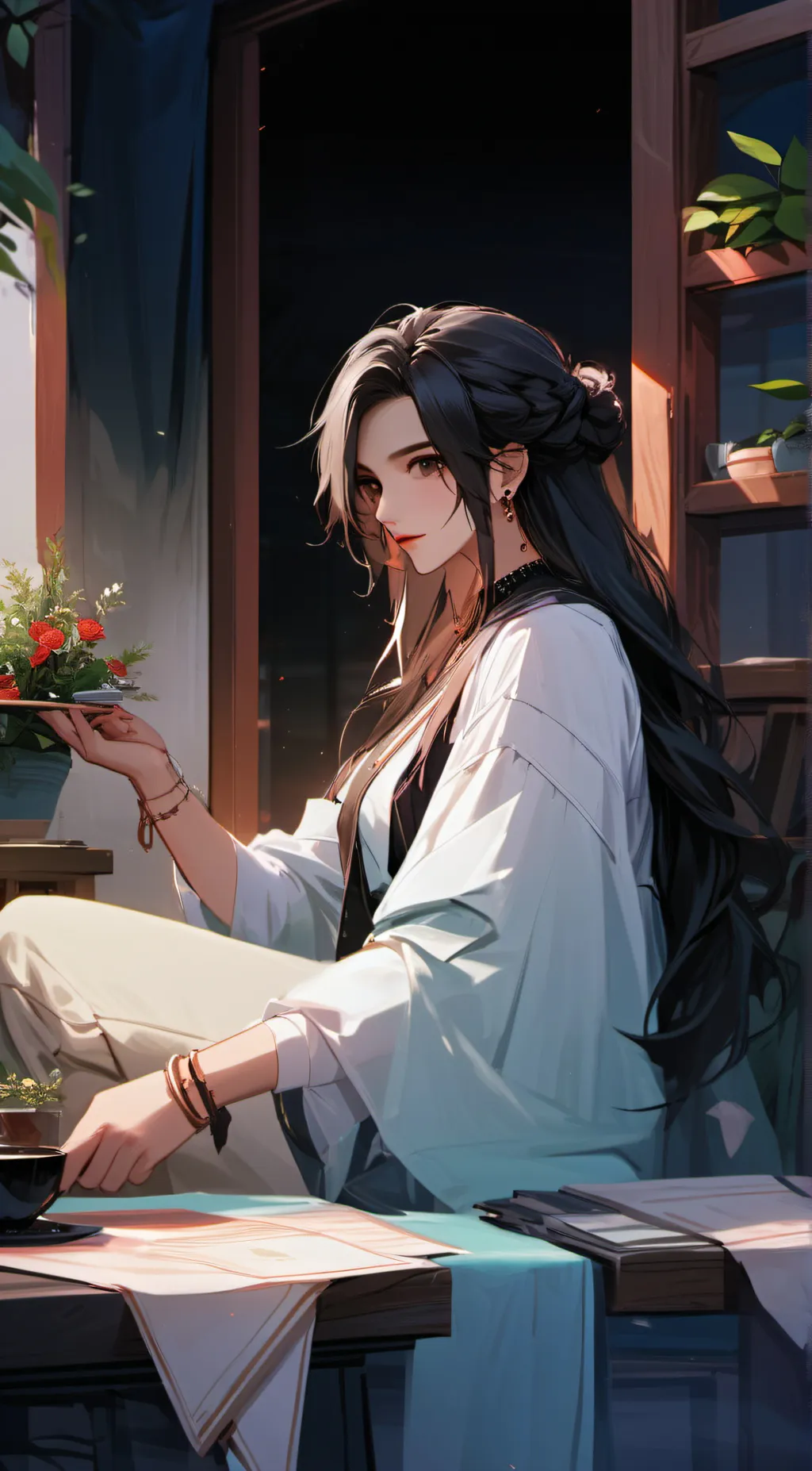 ai character: Stella  background