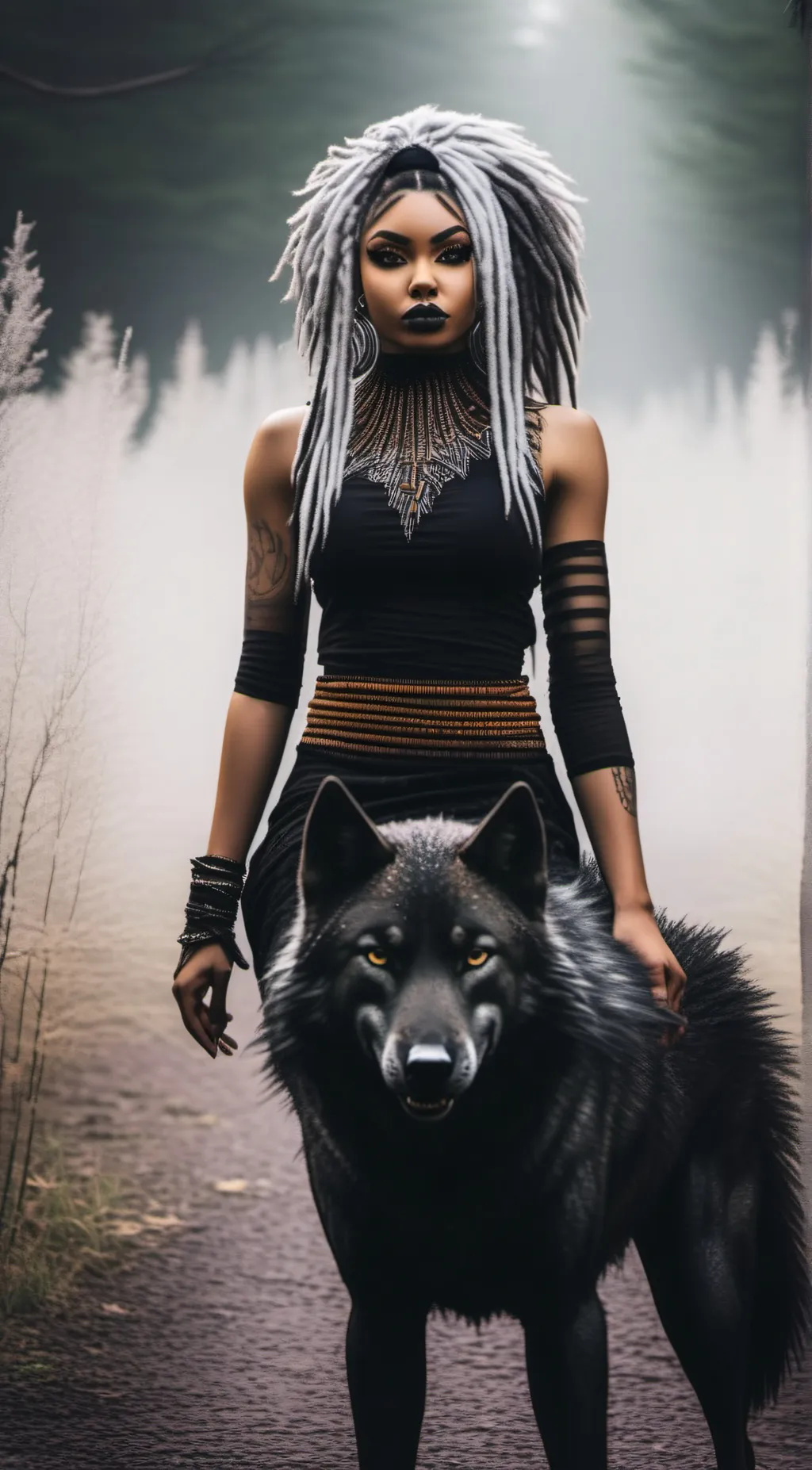 ai character: Raven  background