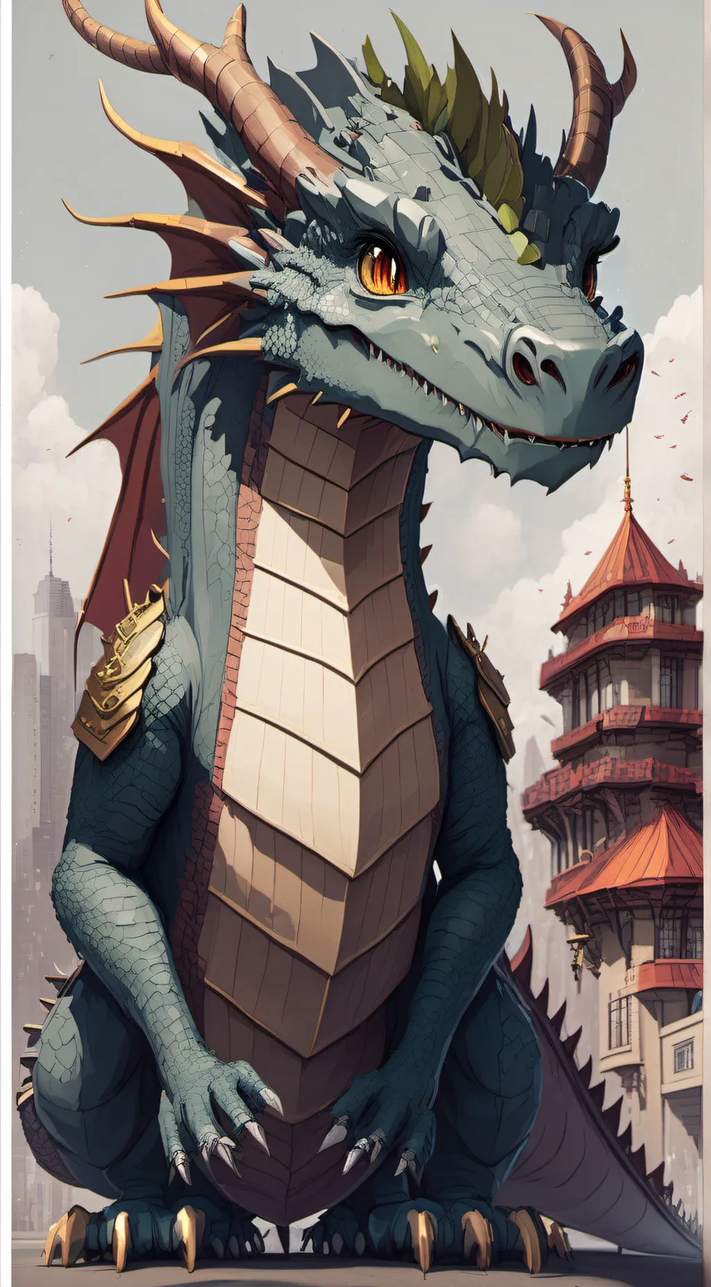 ai character: may(dragon  vore) background