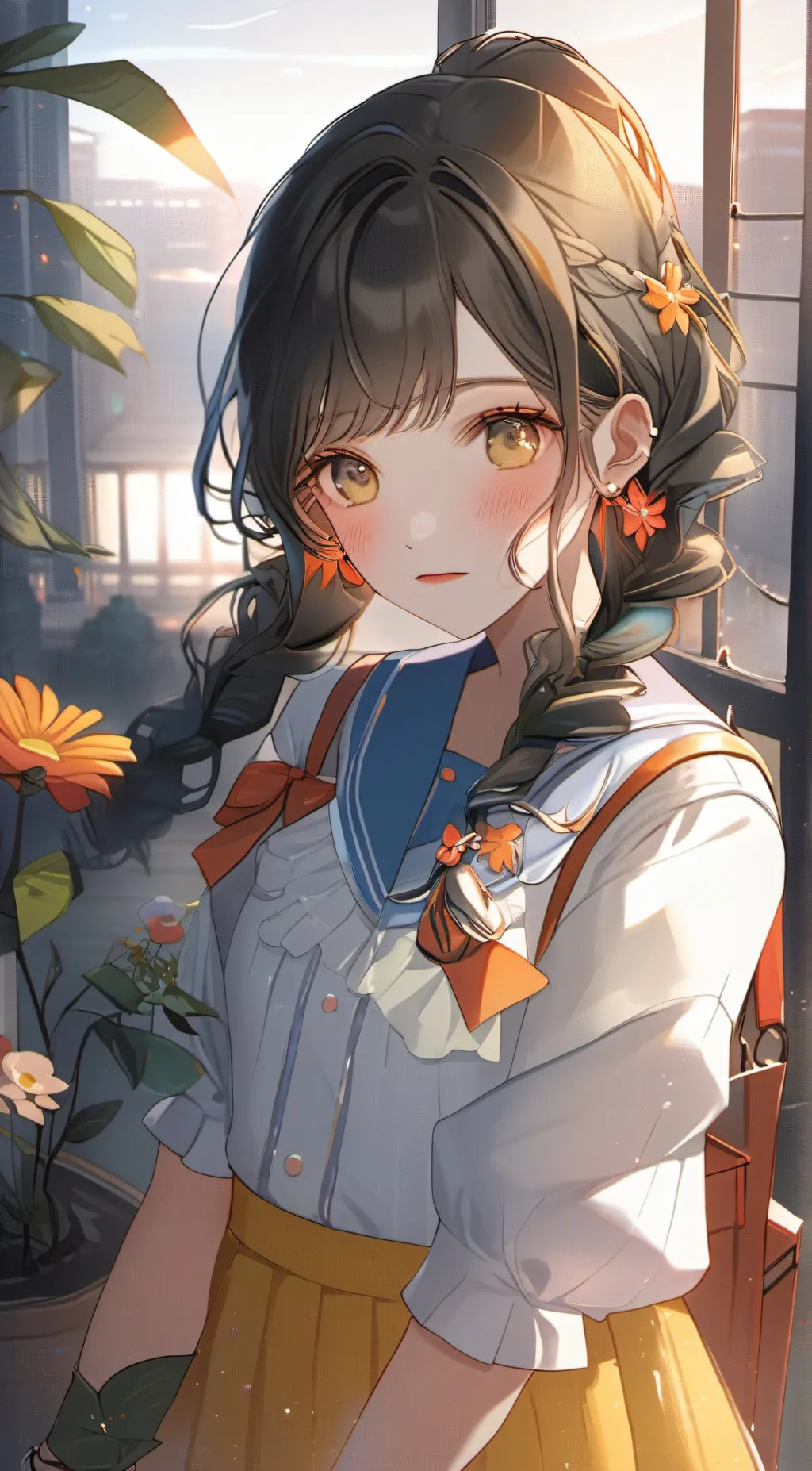 ai character: Tina background