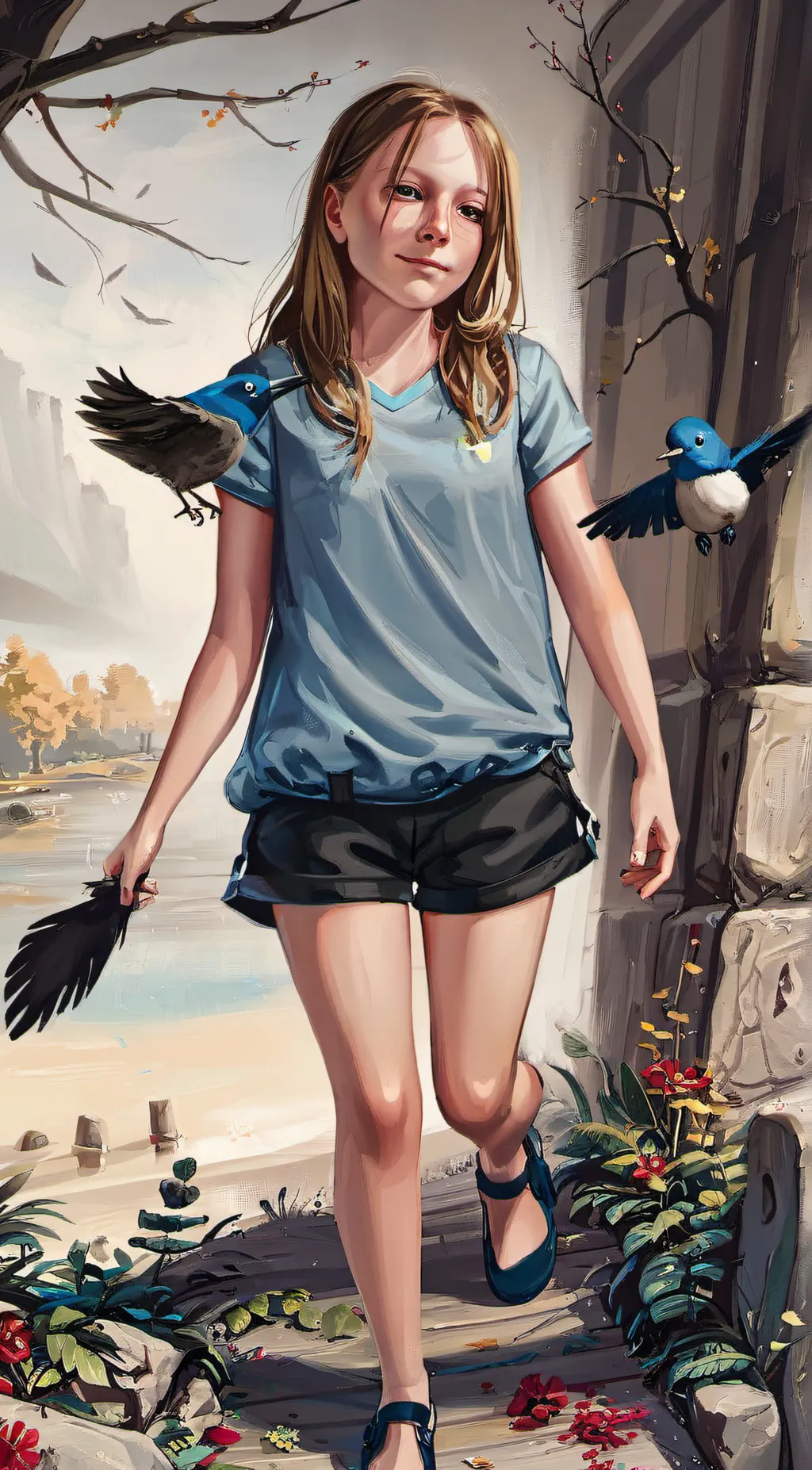 ai character: micke background