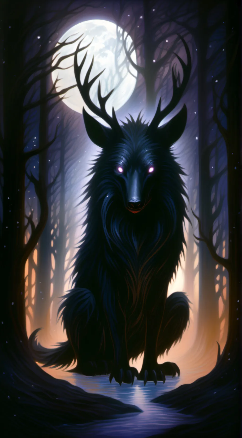 ai character: The Stargazer background