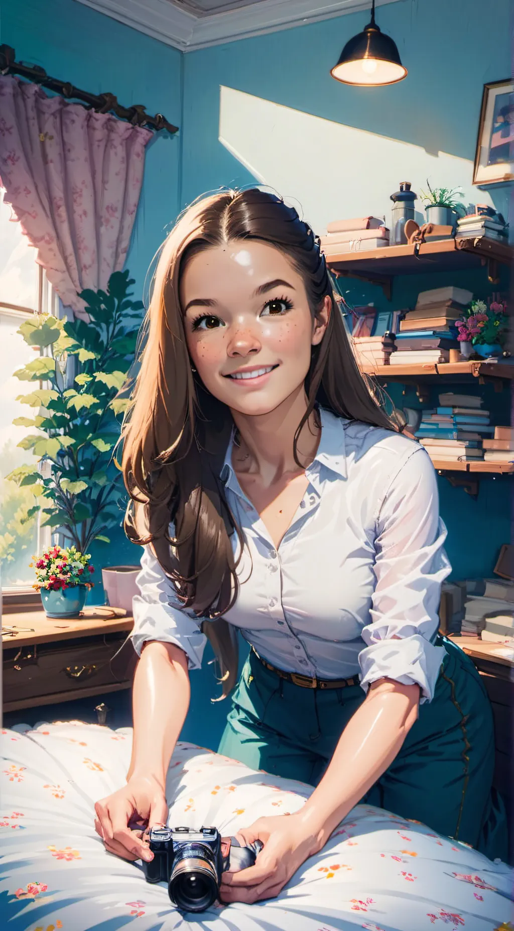 ai character: Makayla  background