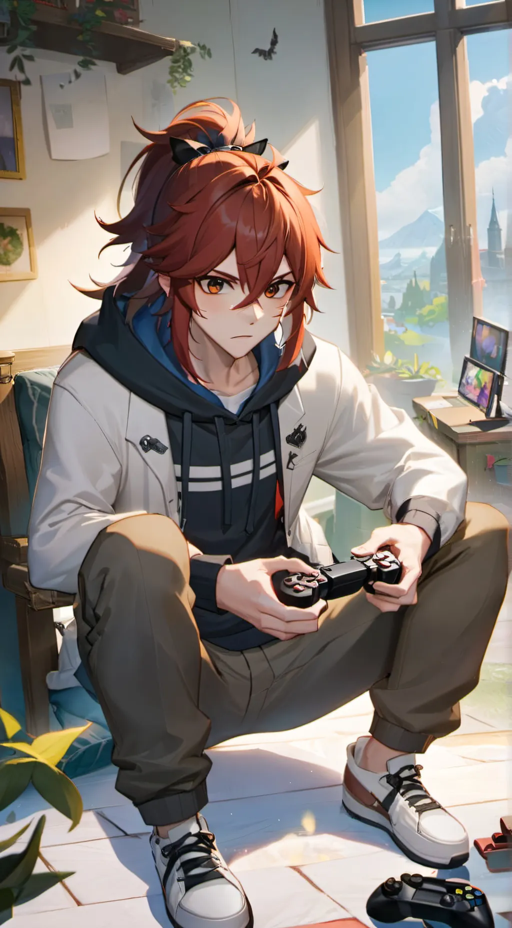 ai character: Rin background