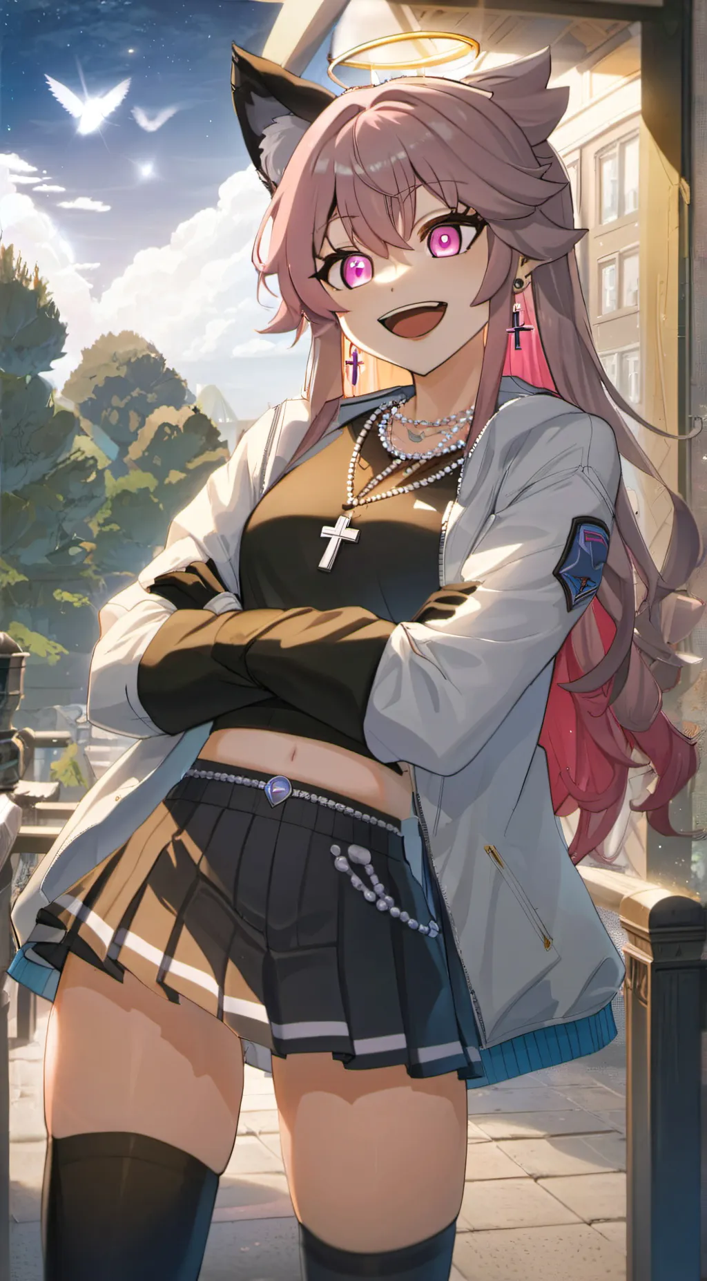 ai character: Avery  background