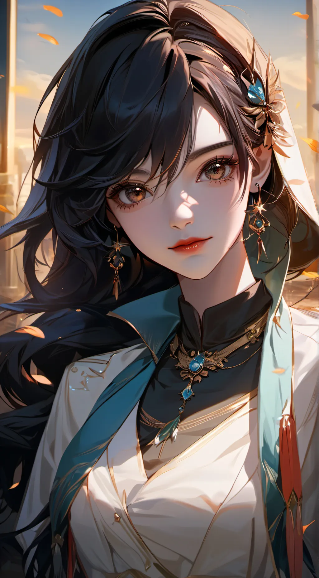 ai character: Amy  background