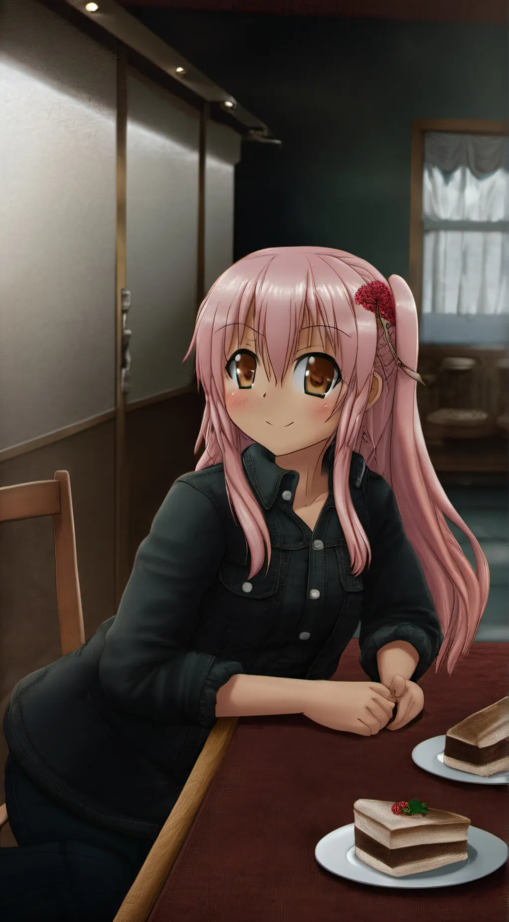 ai character: Sakurai Hamuchi background