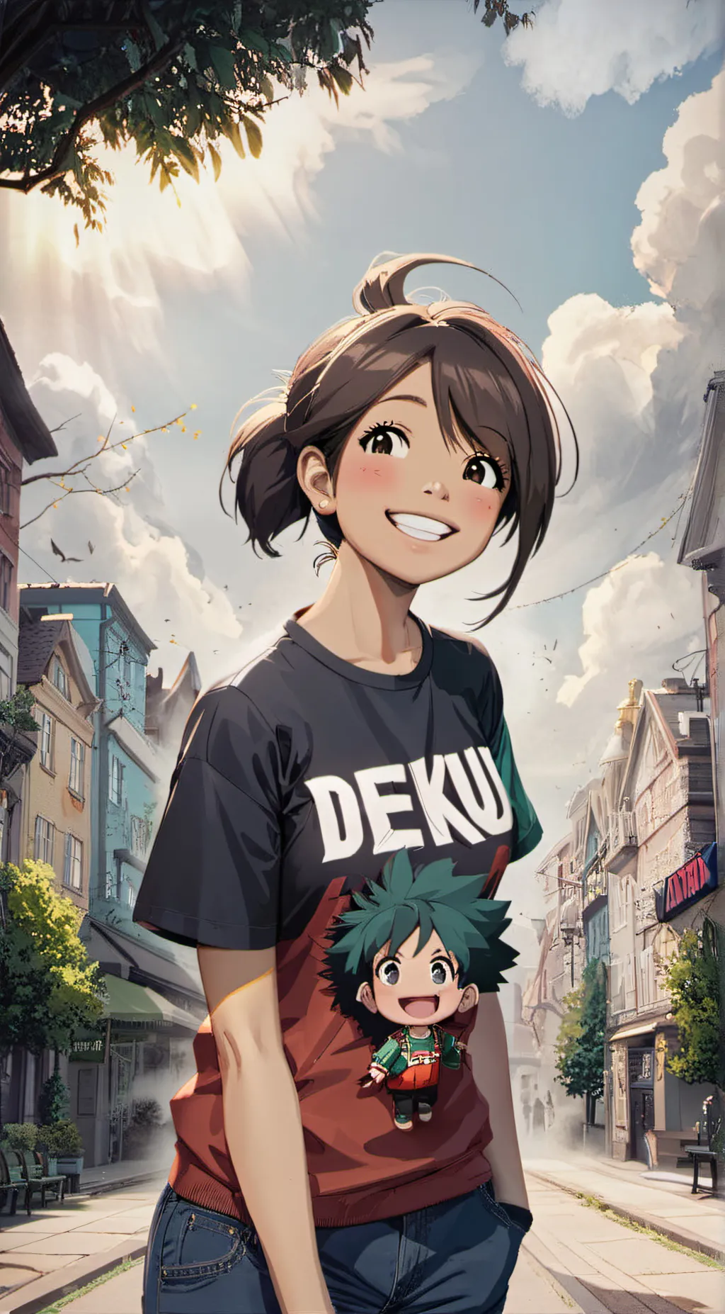 ai character:  Deku (Normal) background