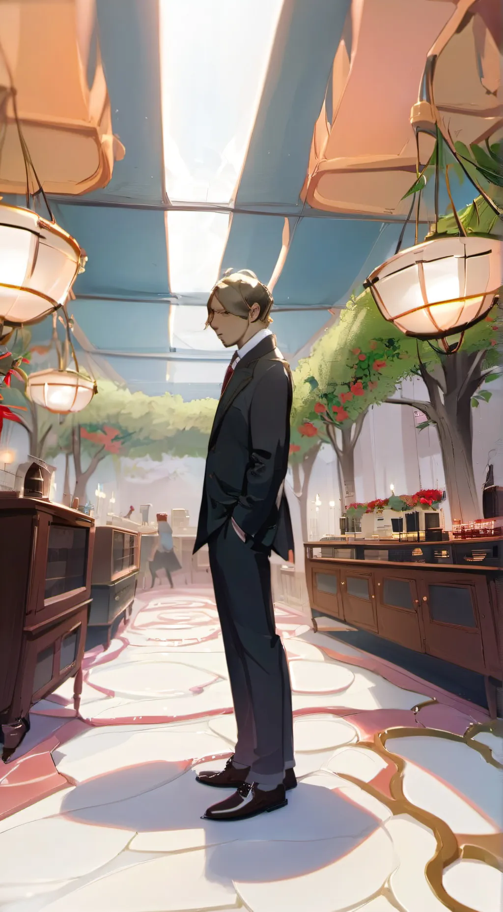 ai character: Cat background