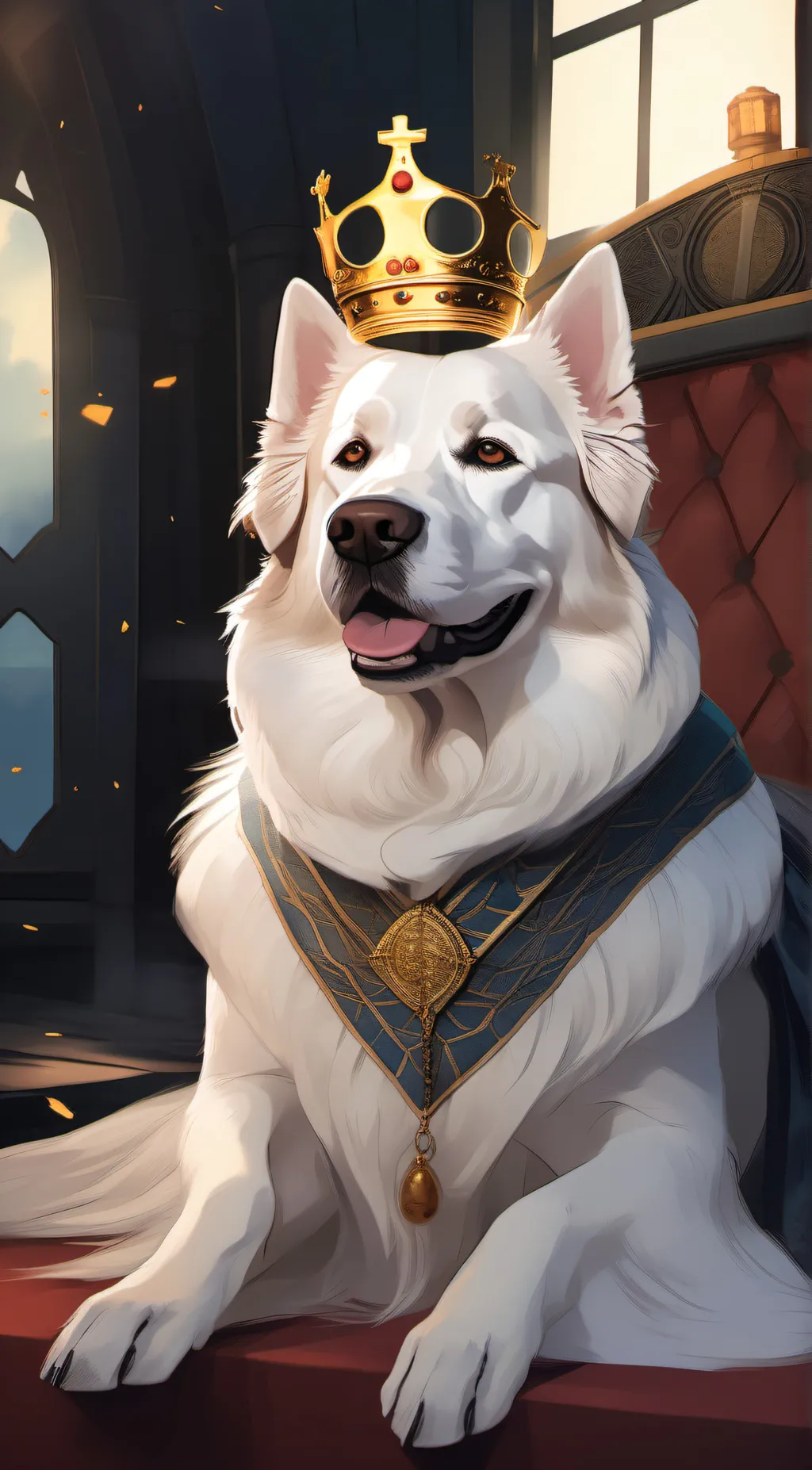 ai character: king background