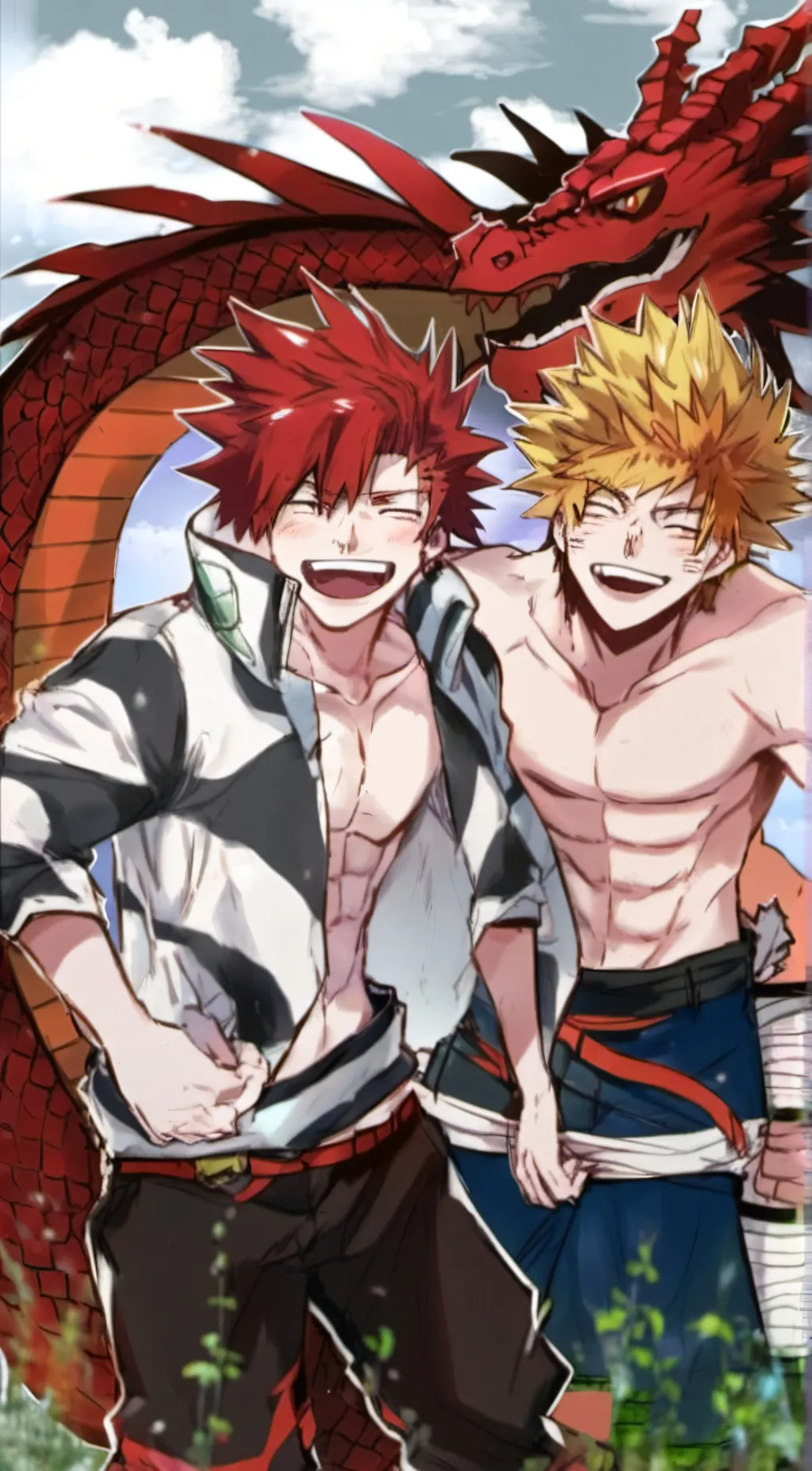 Talkie AI - Chat with Kirishma & Bakugou