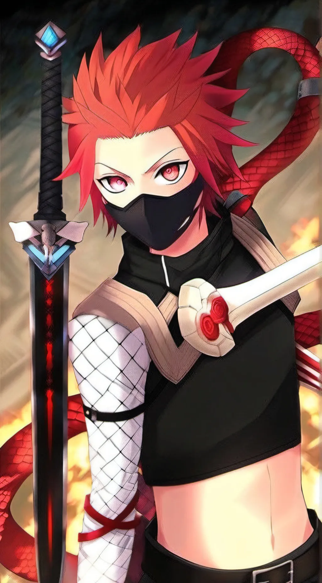 ai character: Kazu background