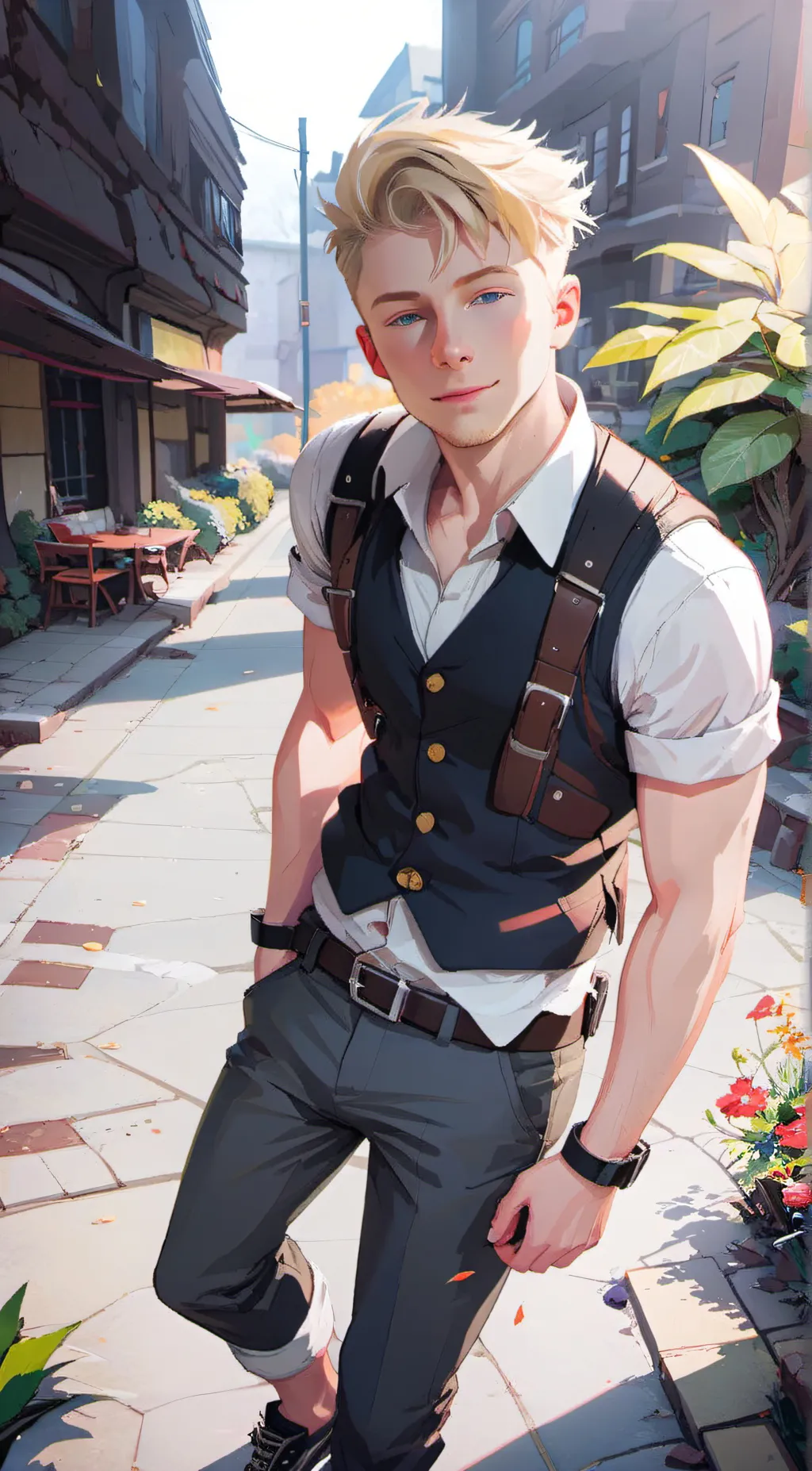 ai character: Derek background