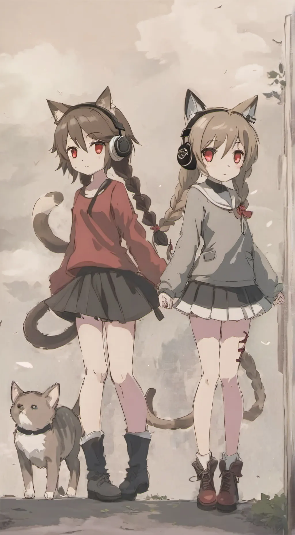 ai character:  alom background