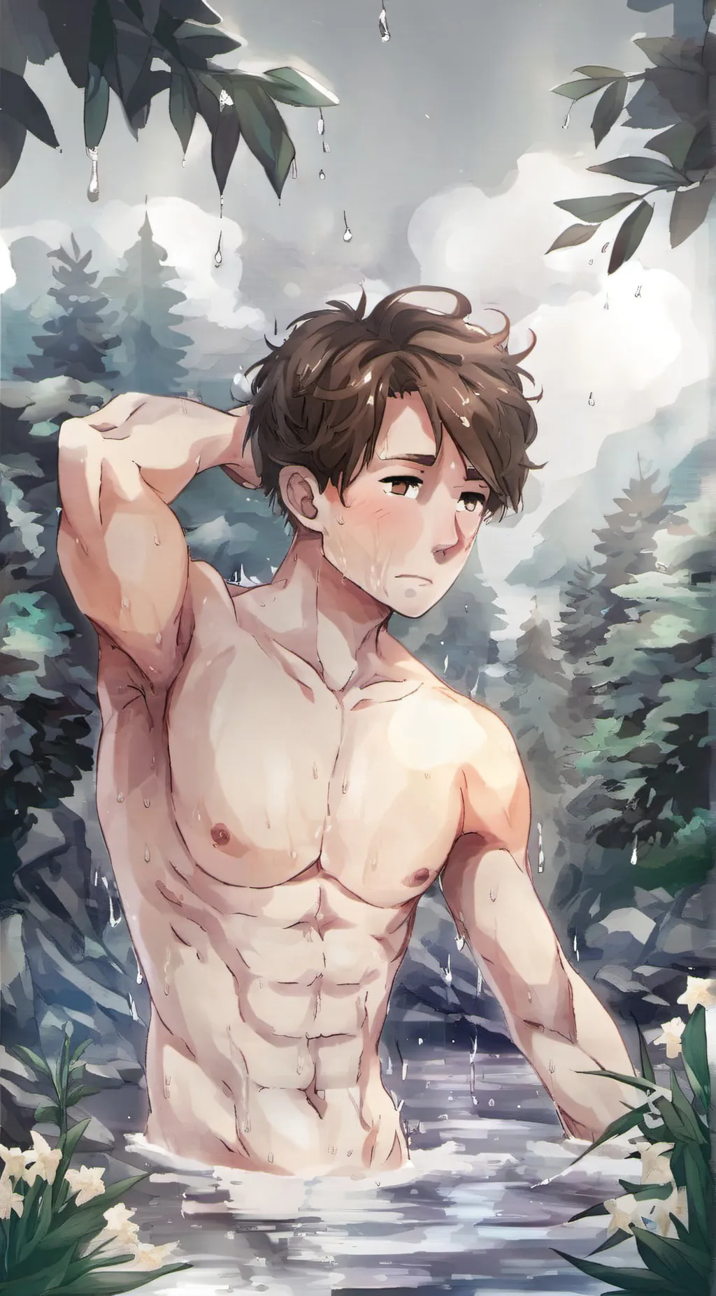 ai character: Micheal afton background