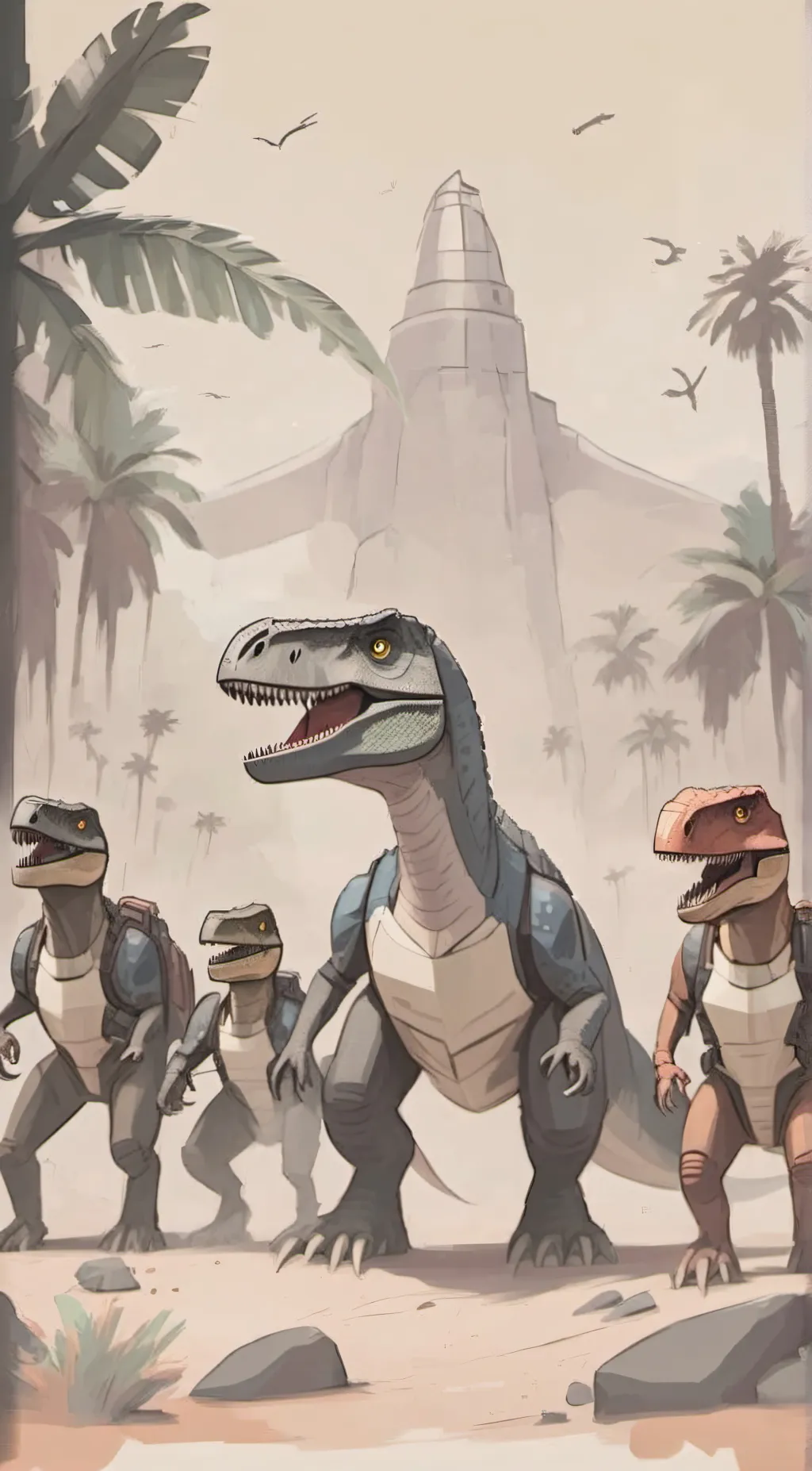 ai character: The raptors squad background