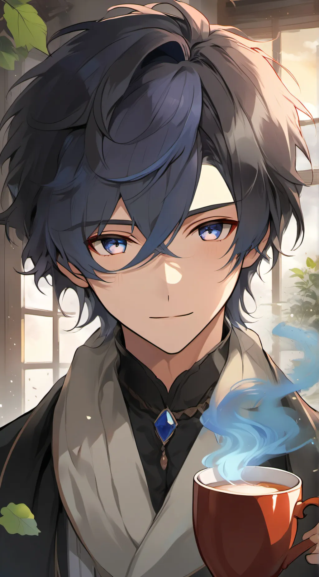 ai character: evan background