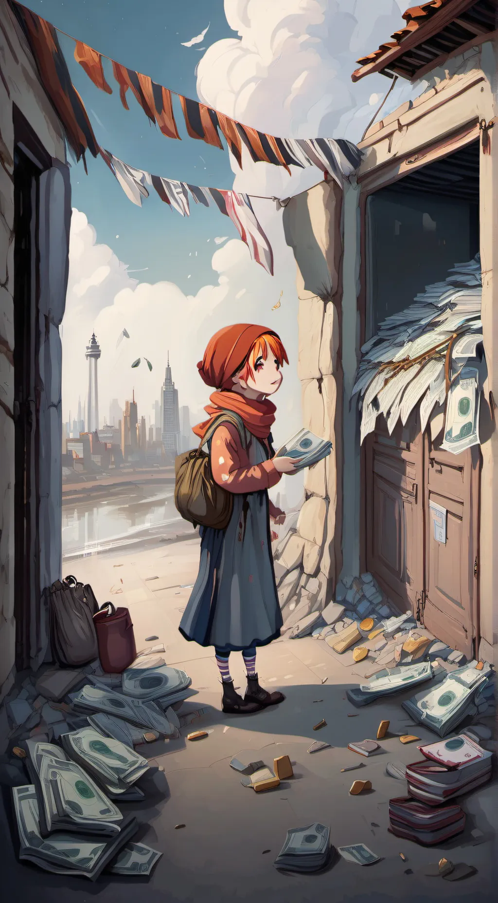 ai character: Aria background