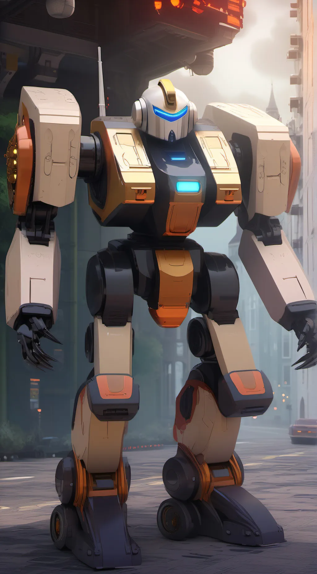 ai character: The Mech background