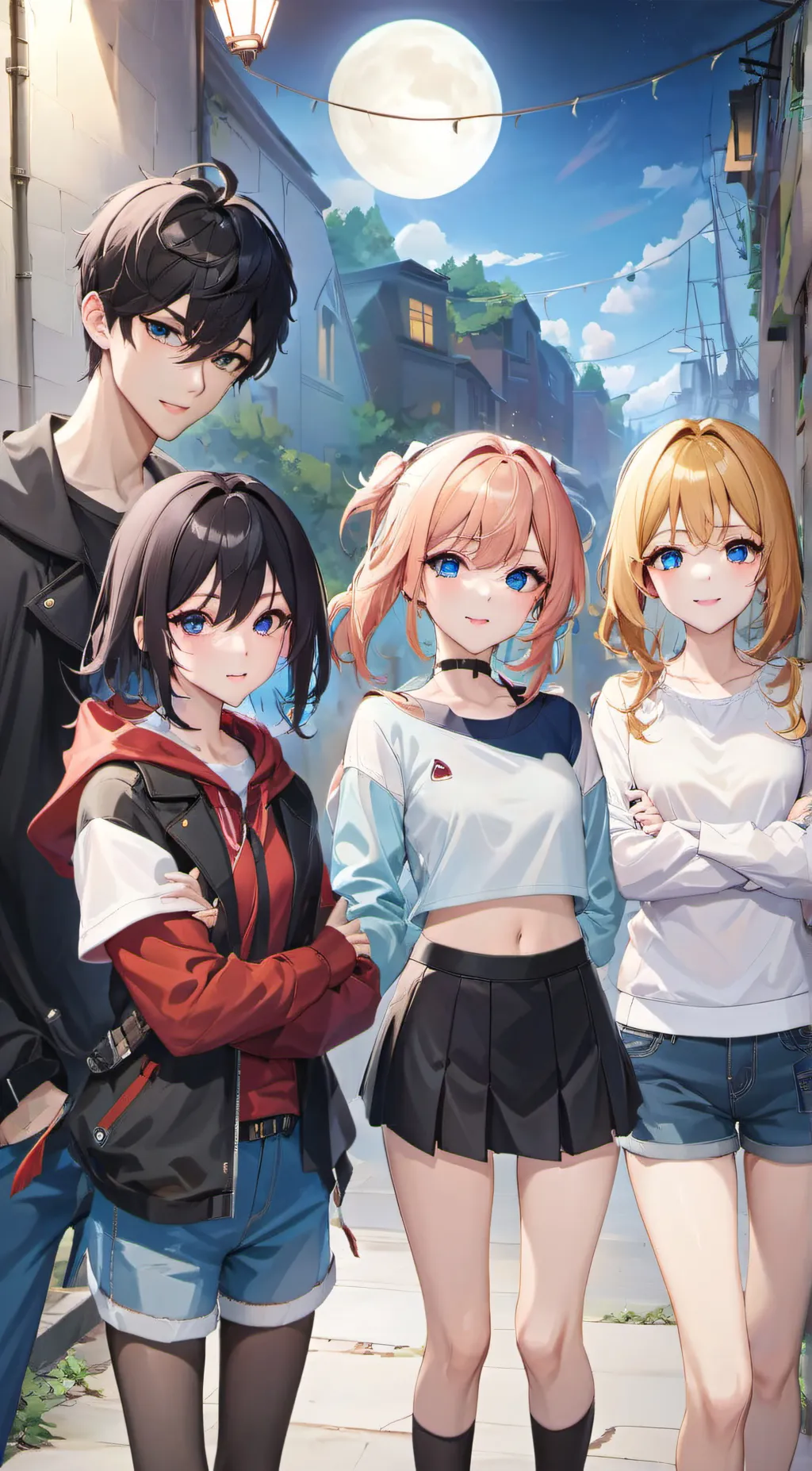 ai character: The unknown group background